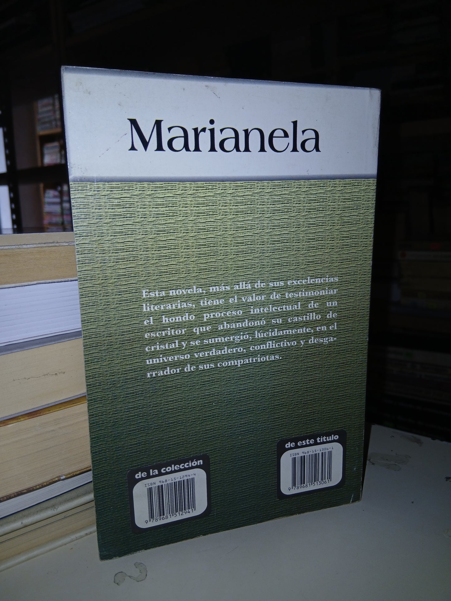 MARIANELA POR BENITO PÉREZ GALDÓS USADO NOVELA LITERARIO 207