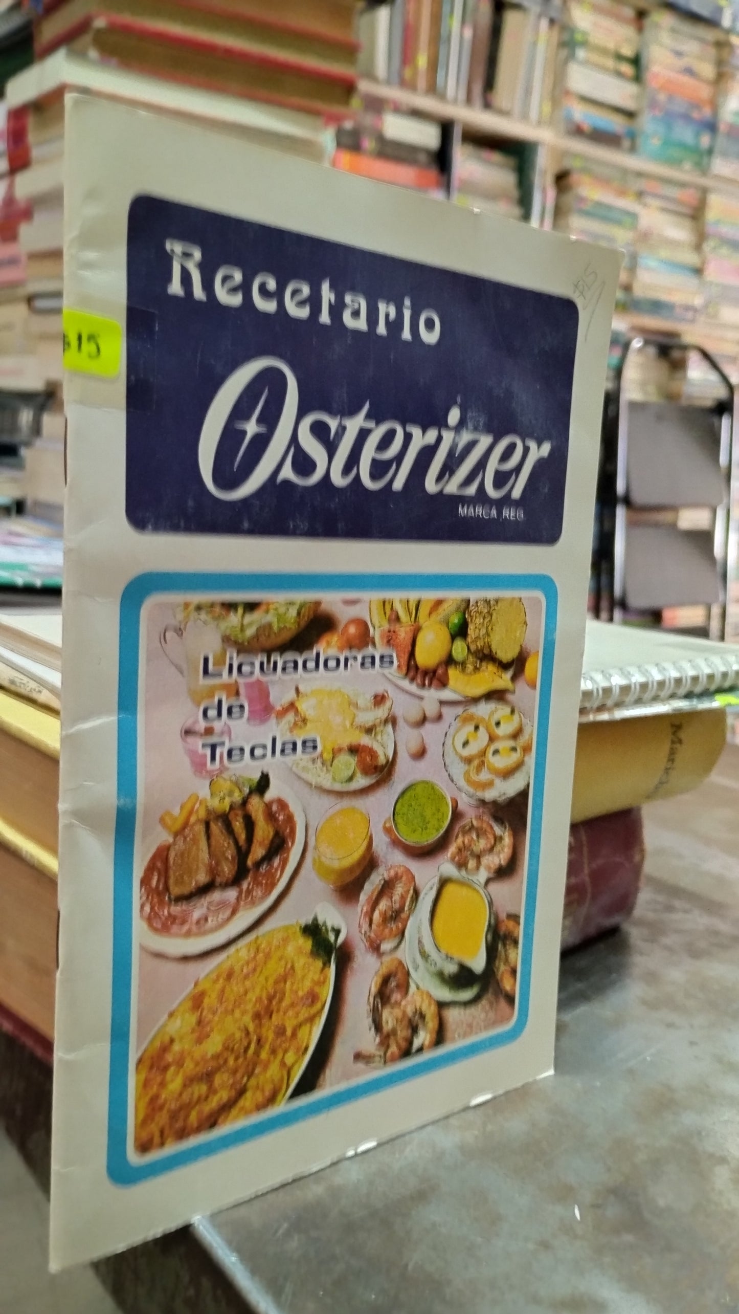 RECETARIO OSTERIZER LIBRO USADO COCINA ALDAMA