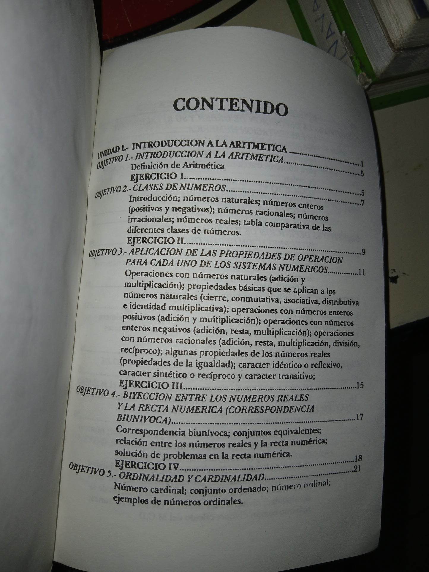 MATEMÁTICAS: ARITMÉTICA Y ÁLGEBRA POR BENJAMÍN GARZA OLVERA USADO ÁLGEBRA LITERARIO 207