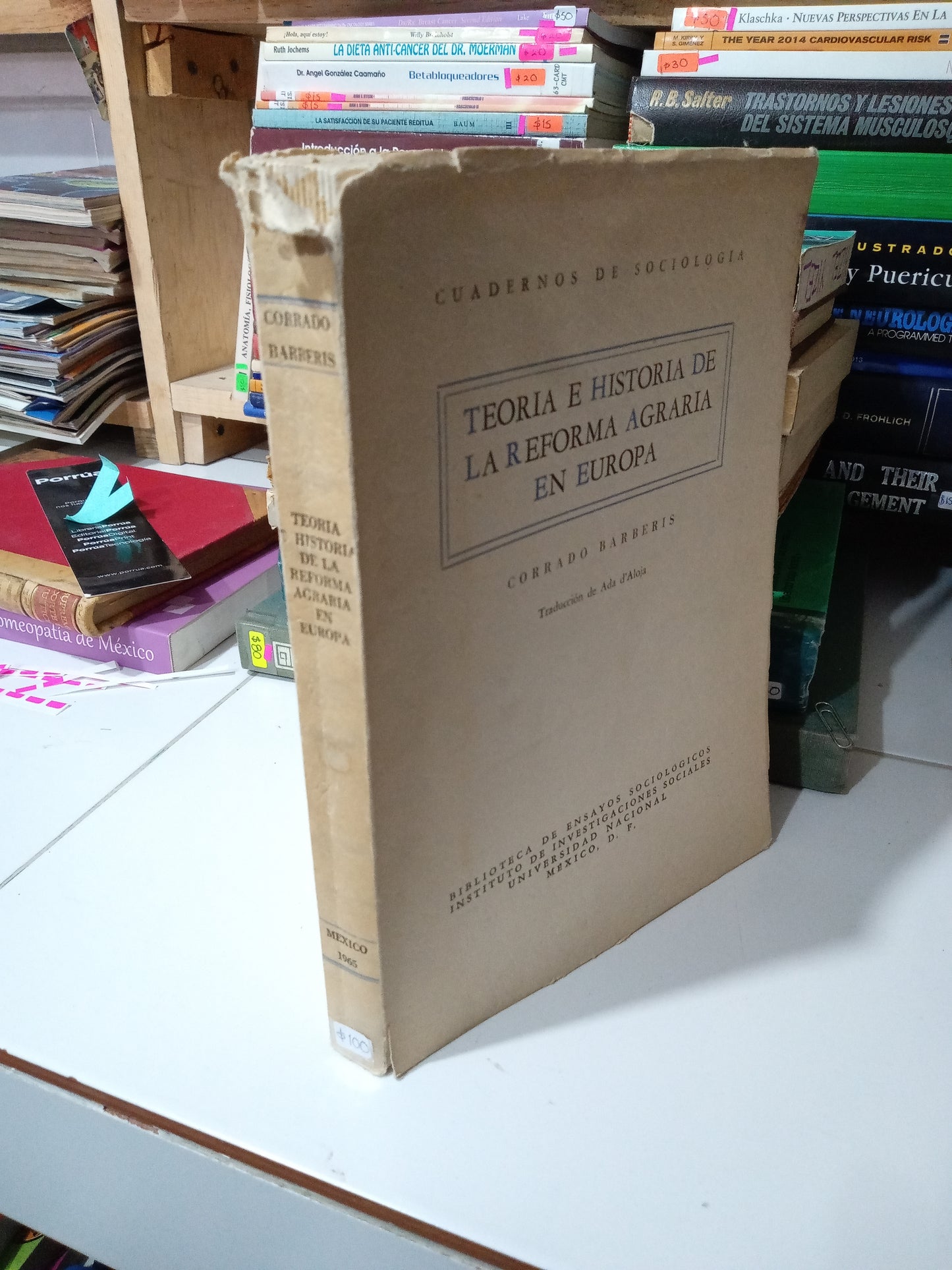 TEORIA E HISTORIA DE LA REFORMA AGRARIA EN EUROPA POR CORRADO BARBERIA USADO DERECHO JUAREZ