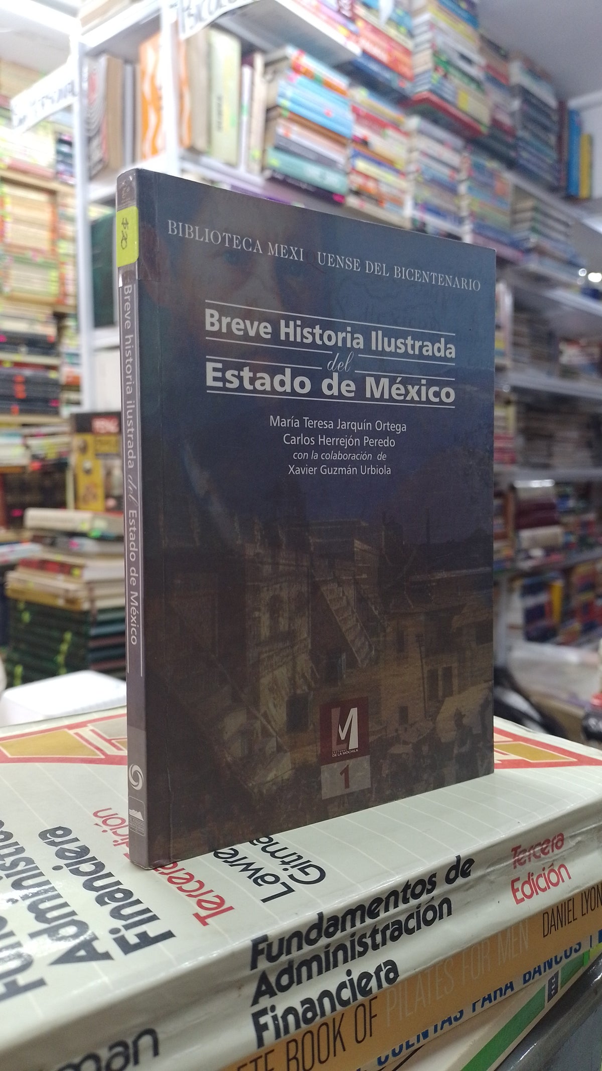 BREVE HISTORIA ILUSTRADA DEL ESTADO DE MEXICO POR MARIA TERESA JARQUIN ORTEGA CARLIS HERREJON PEREDO Y XAVIER GUZMAN URBIOLA USADO HISTORIA JUAREZ 507