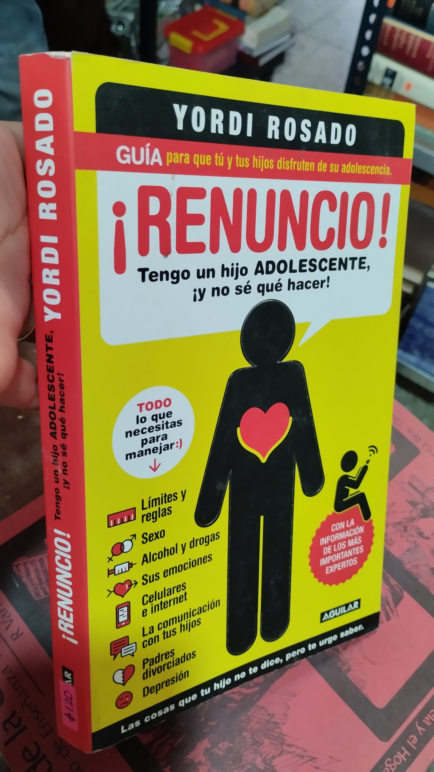 RENUNCIO TENGO UN HIJO ADOLESCENTE Y NO SE QUE HACER LIBRO USADO SUPERACION PERSONAL ALDAMA