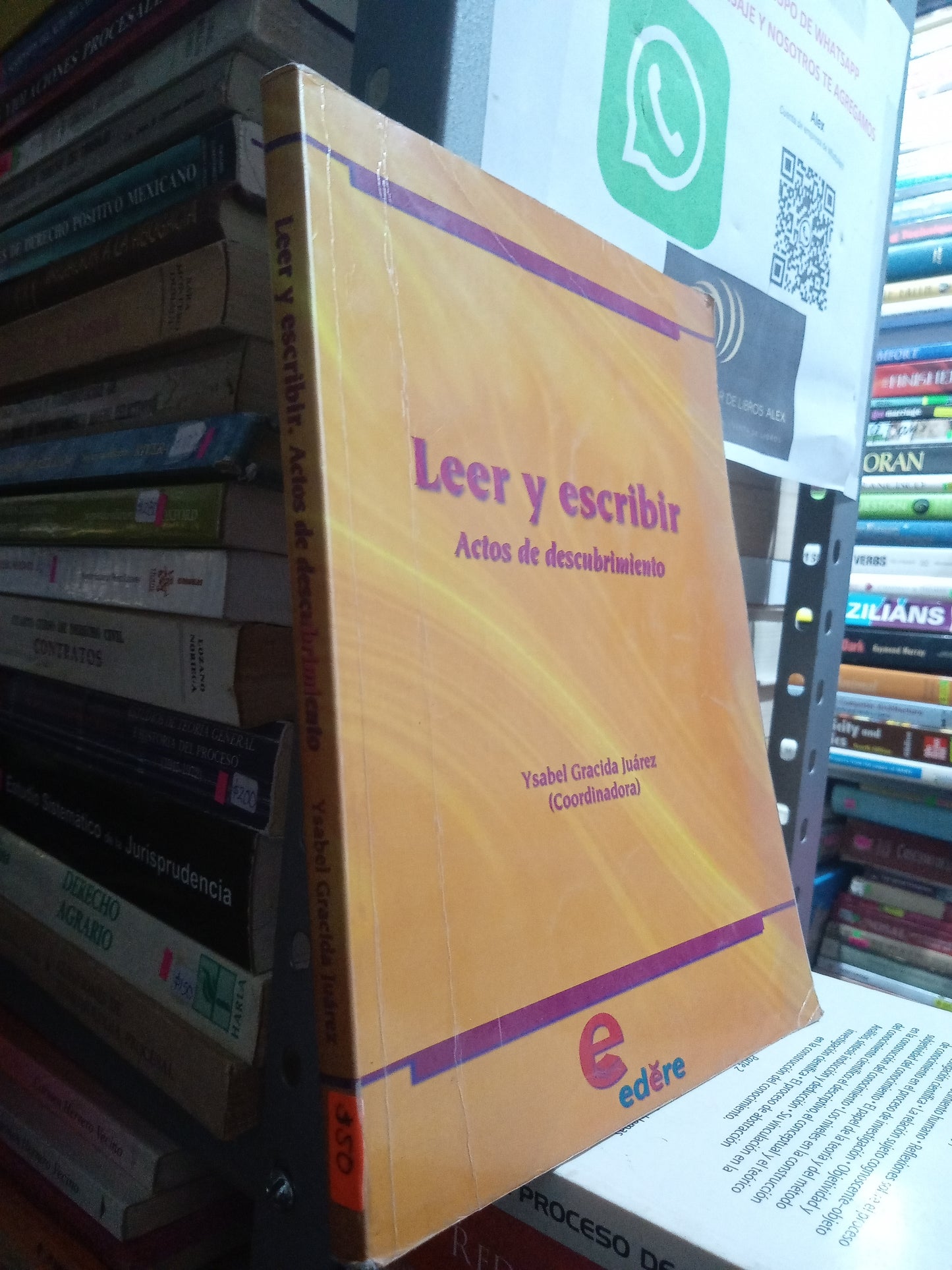 LEER Y ESCRIBIR ACTOS DE DESCUBRIMIENTO POR YSABEL GRACIDA JUAREZ USADO EDUCACION JUAREZ