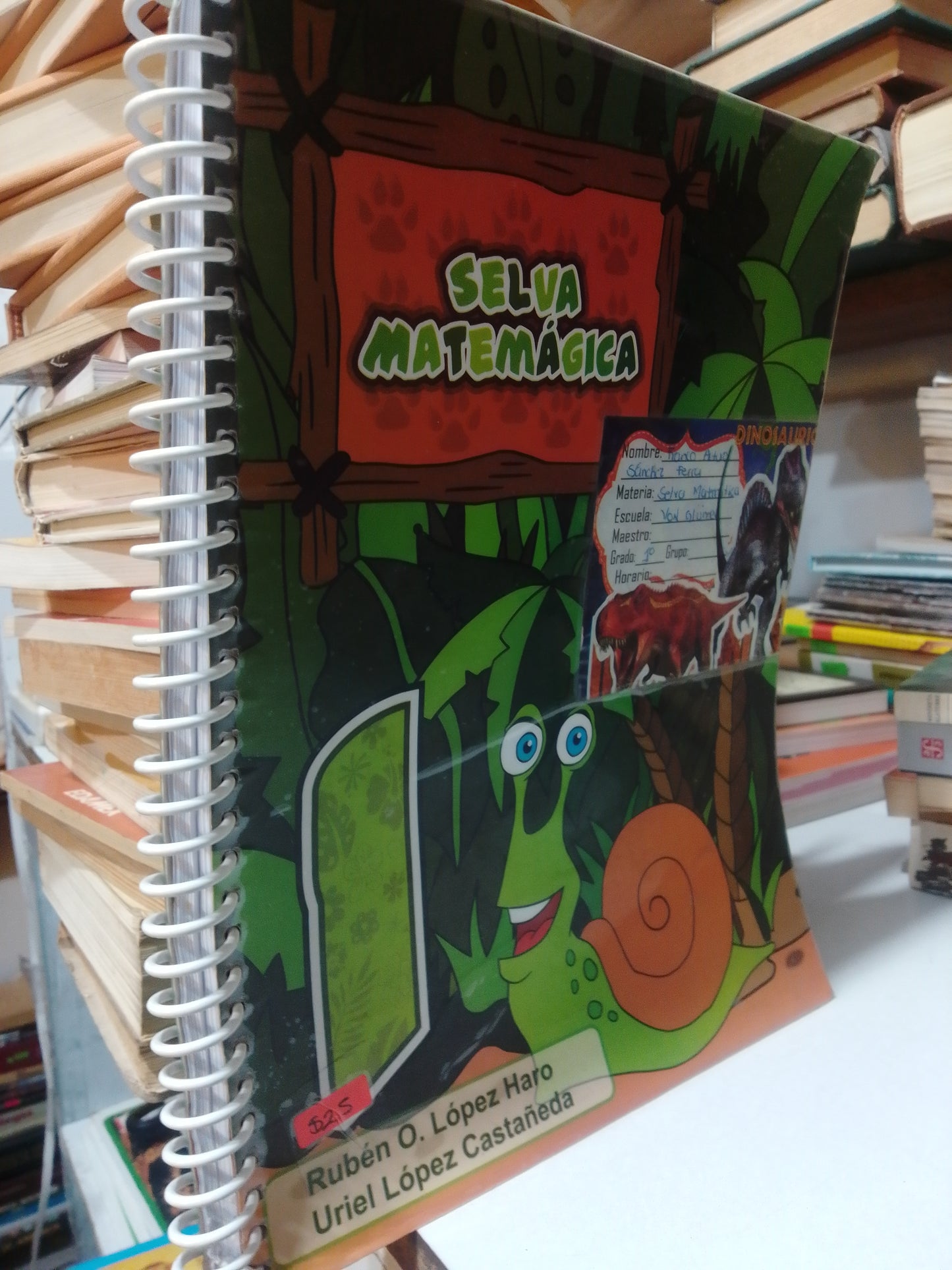 SELVA MATEMATICA POR RUBEN O.LOPEZ Y URIEL LOPEZ USADO EDUCACION JUAREZ