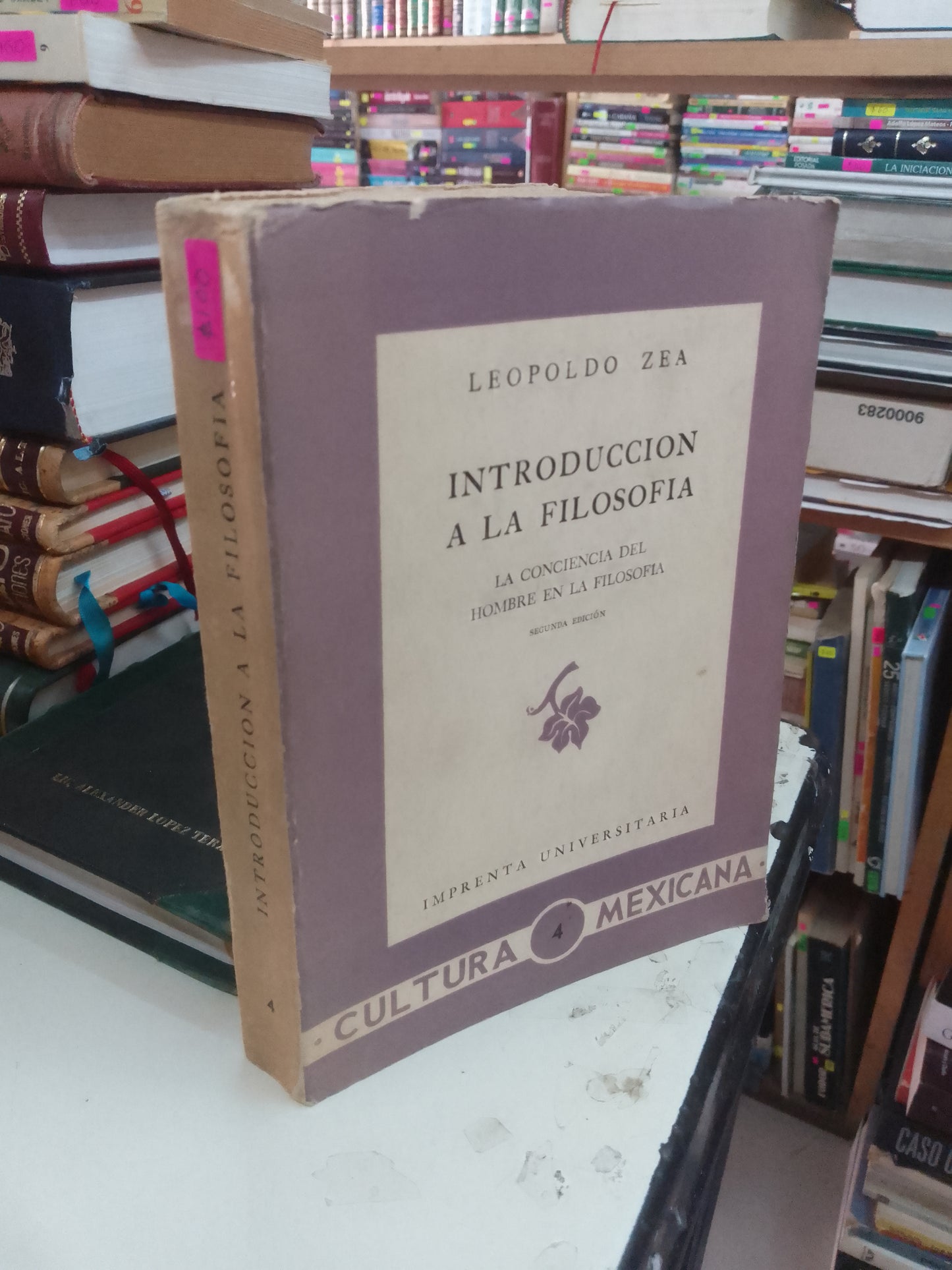 INTRODUCCIÓN A LA FILOSOFÍA POR LEOPOLDO ZEA USADO SOCIOLOGÍA LITERARIO 207