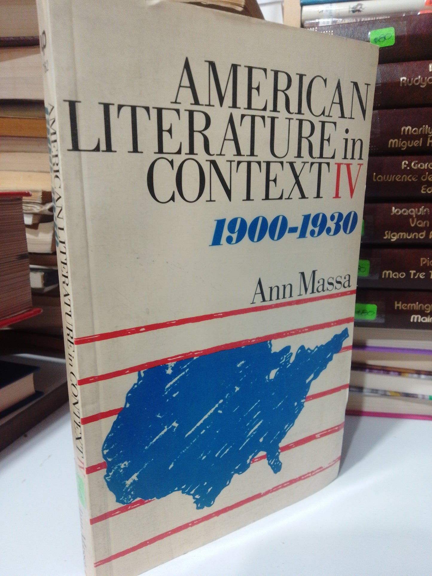 AMERICAN LITERATURE IN CONTEXT IV POR ANN MASSS USADO IDIOMAS JUAREZ