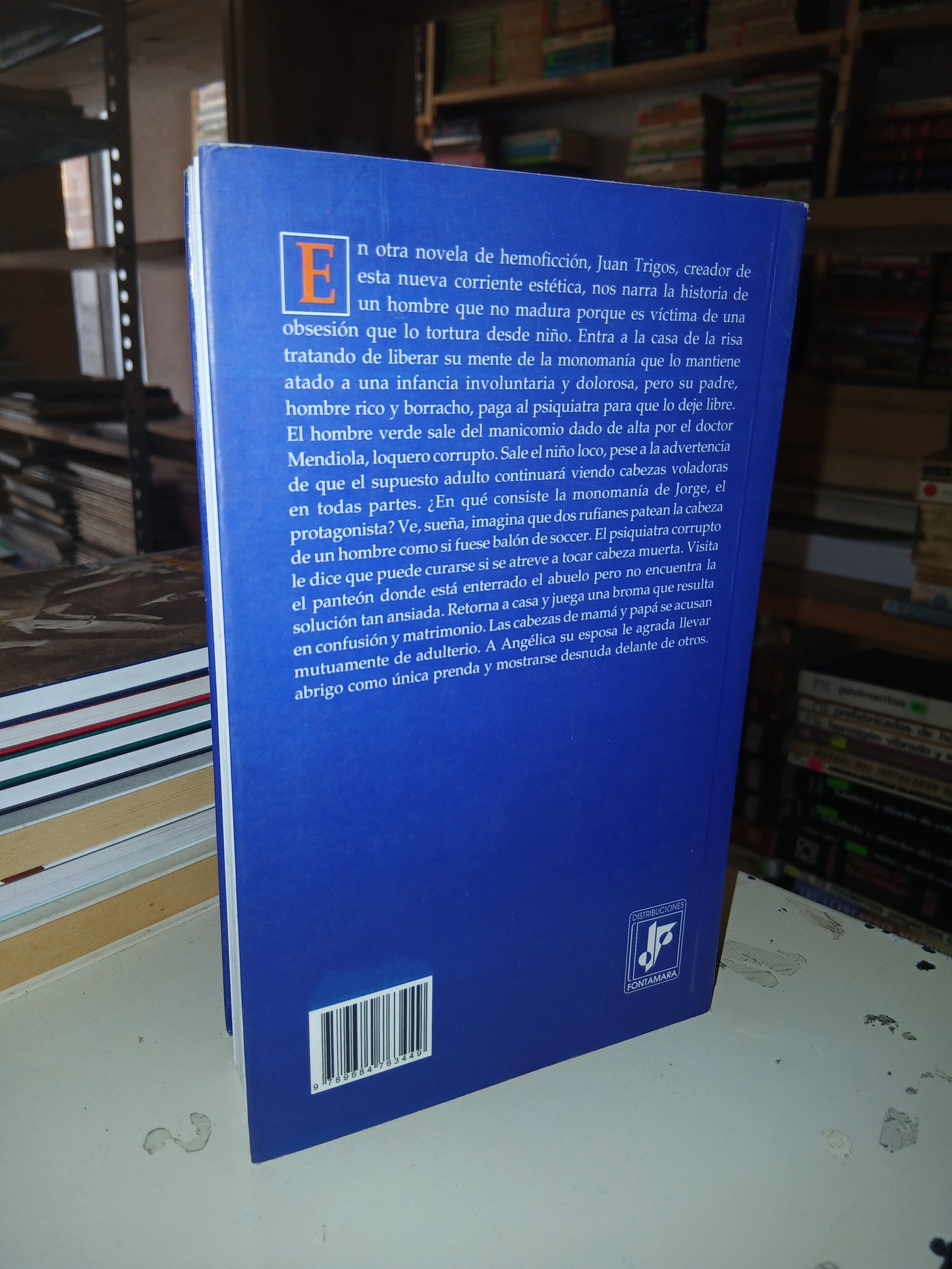 LEYENDA DEL HOMBRE VERDE POR JUAN TRIGOS USADO NOVELA LITERARIO 207