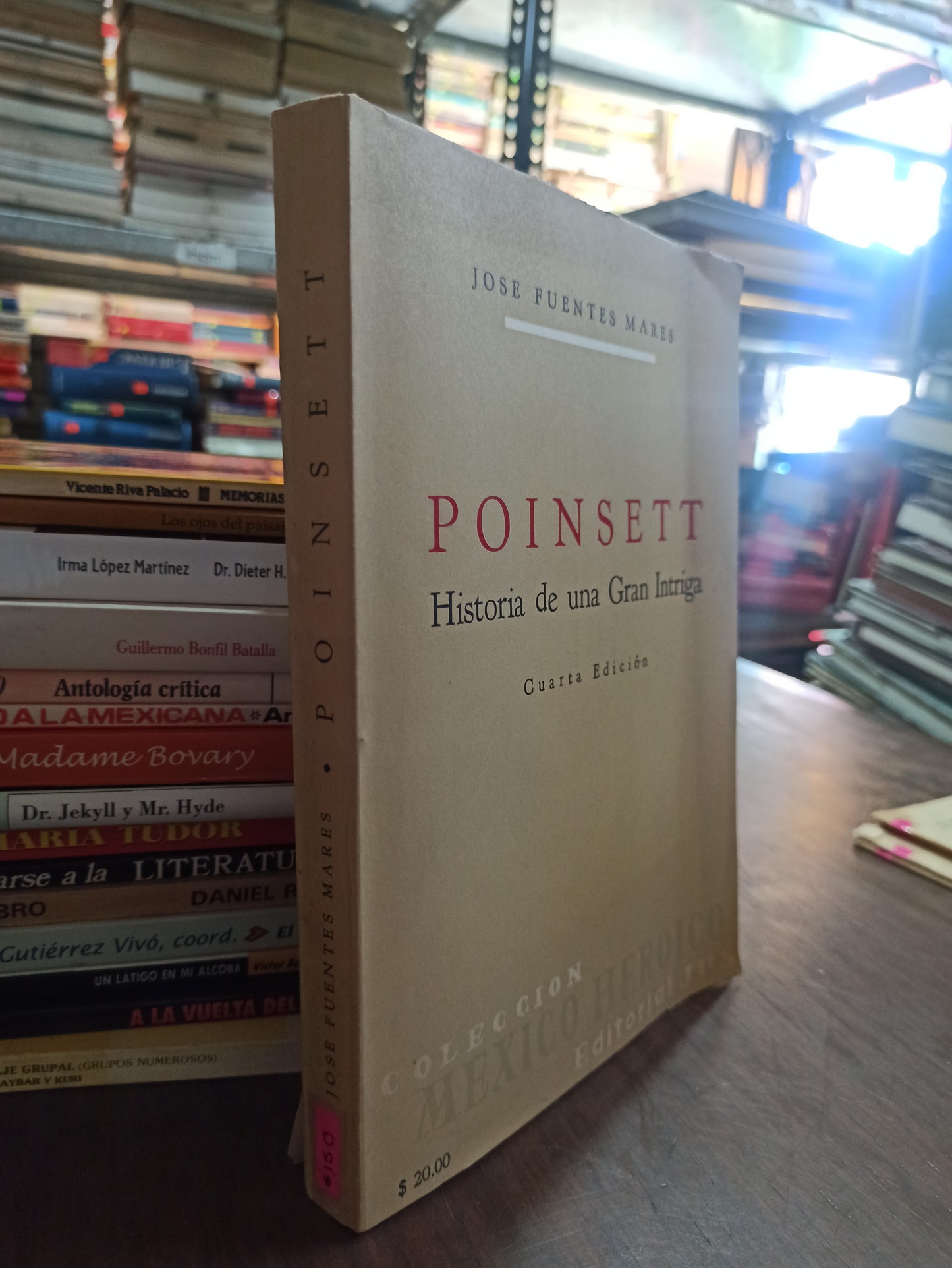 POINSETT POR JOSE FUENTES MARES USADO ANTIGUOS ALDAMA
