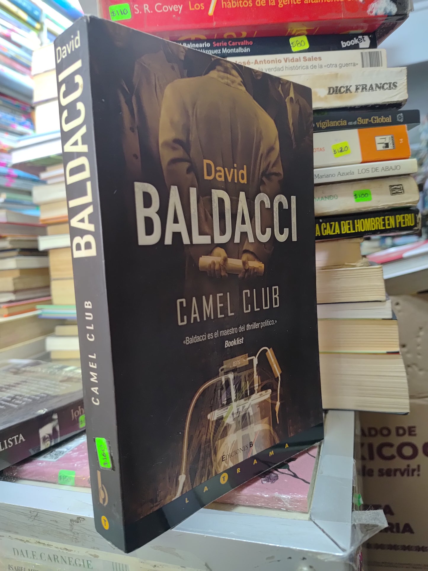 CAMEL CLUB POR DAVID BALDACCI USADO NOVELAS JUAREZ 507