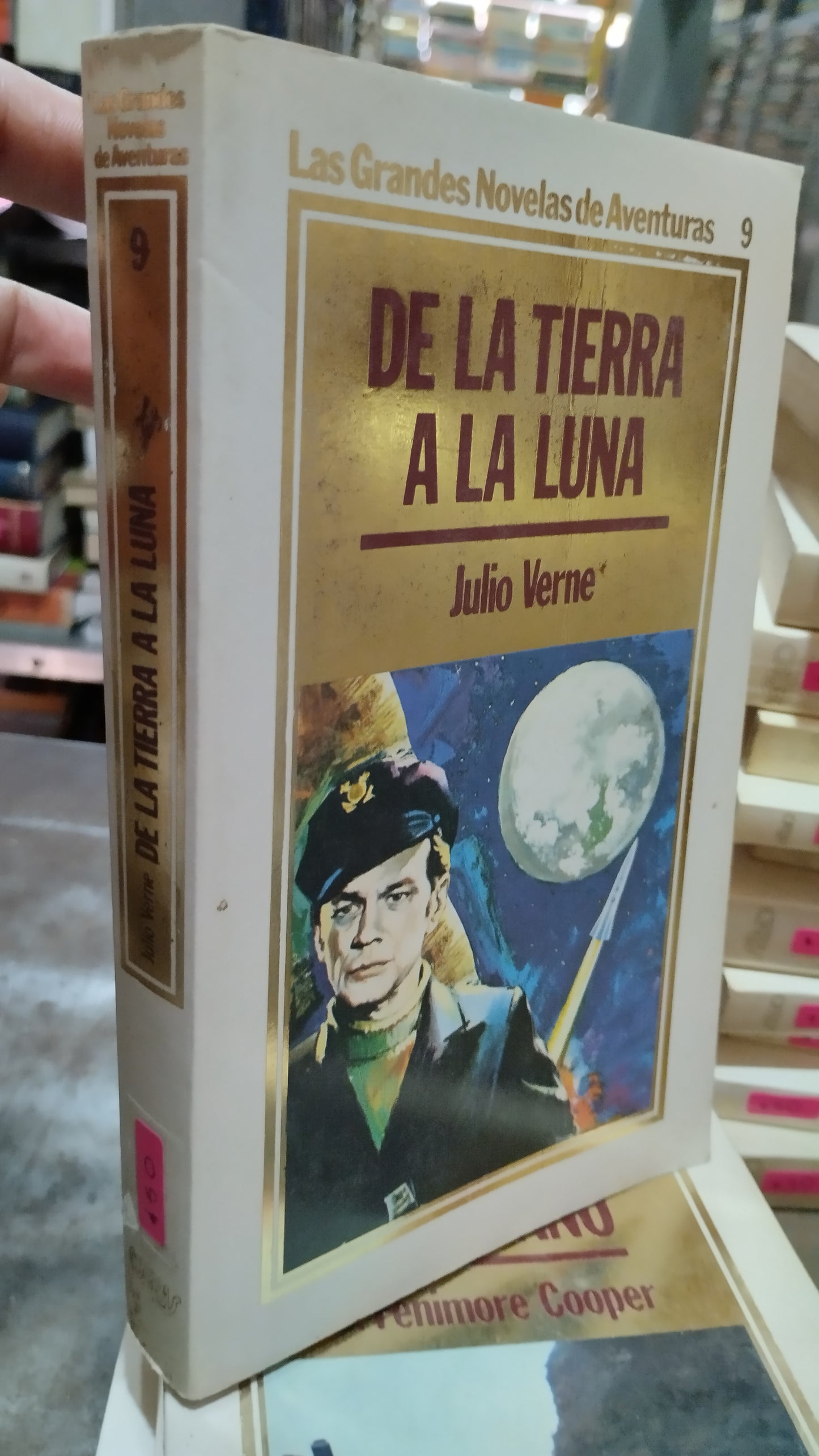 DE LA TIERRA A LA LUNA POR JULIO VERNE LIBRO USADO NOVELAS ALDAMA