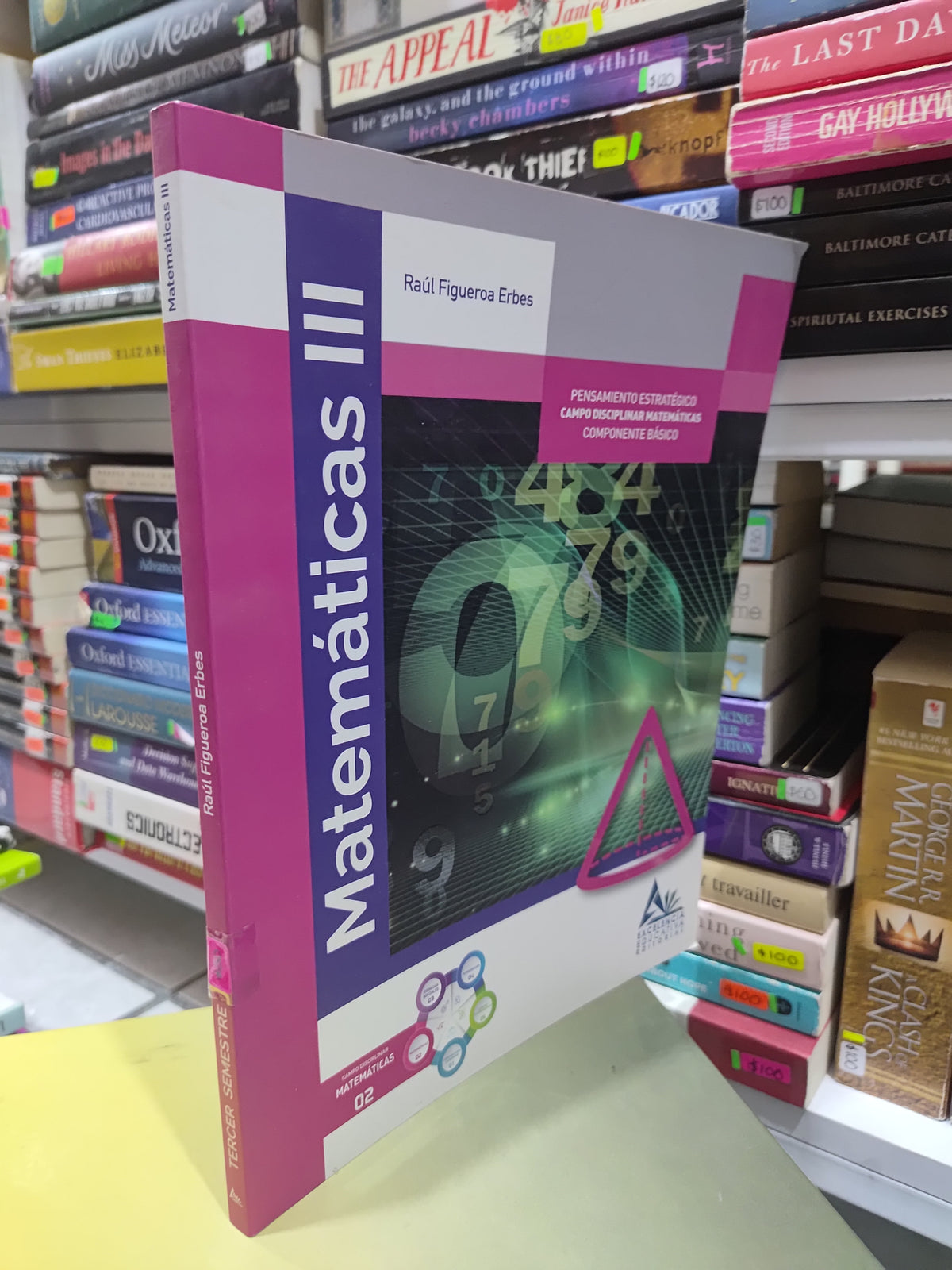 MATEMATICAS 3 POR RAUL FIGUEROA ERBES USADO MATEMATICAS JUAREZ 507