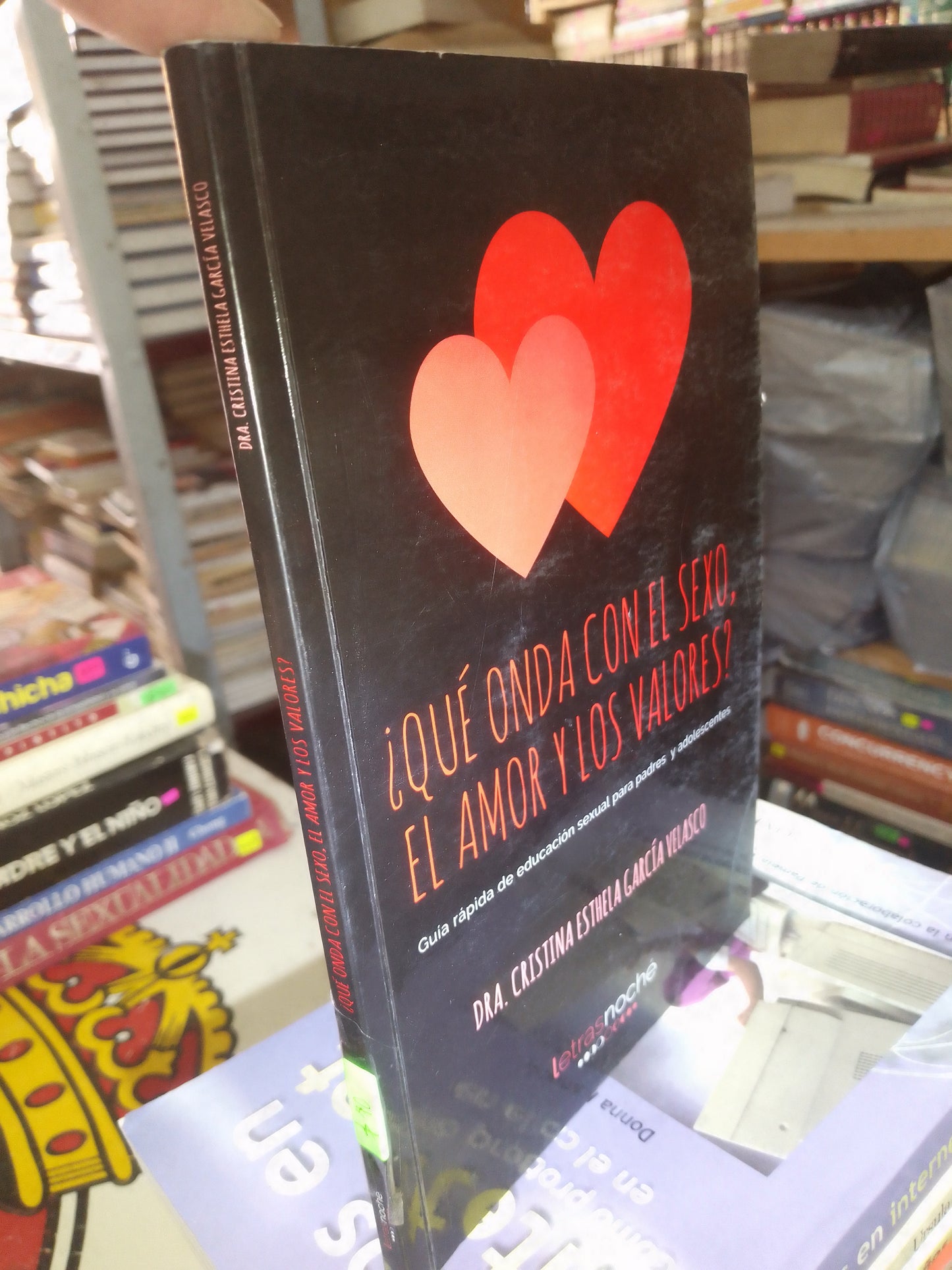 QUE ONDA CON EL SEXO EL AMOR Y LOS VALORES POR DRA CRISTINA ESTHEKA GARCÍA VELASCO USADO PSICOLOGÍA LITERARIO 207