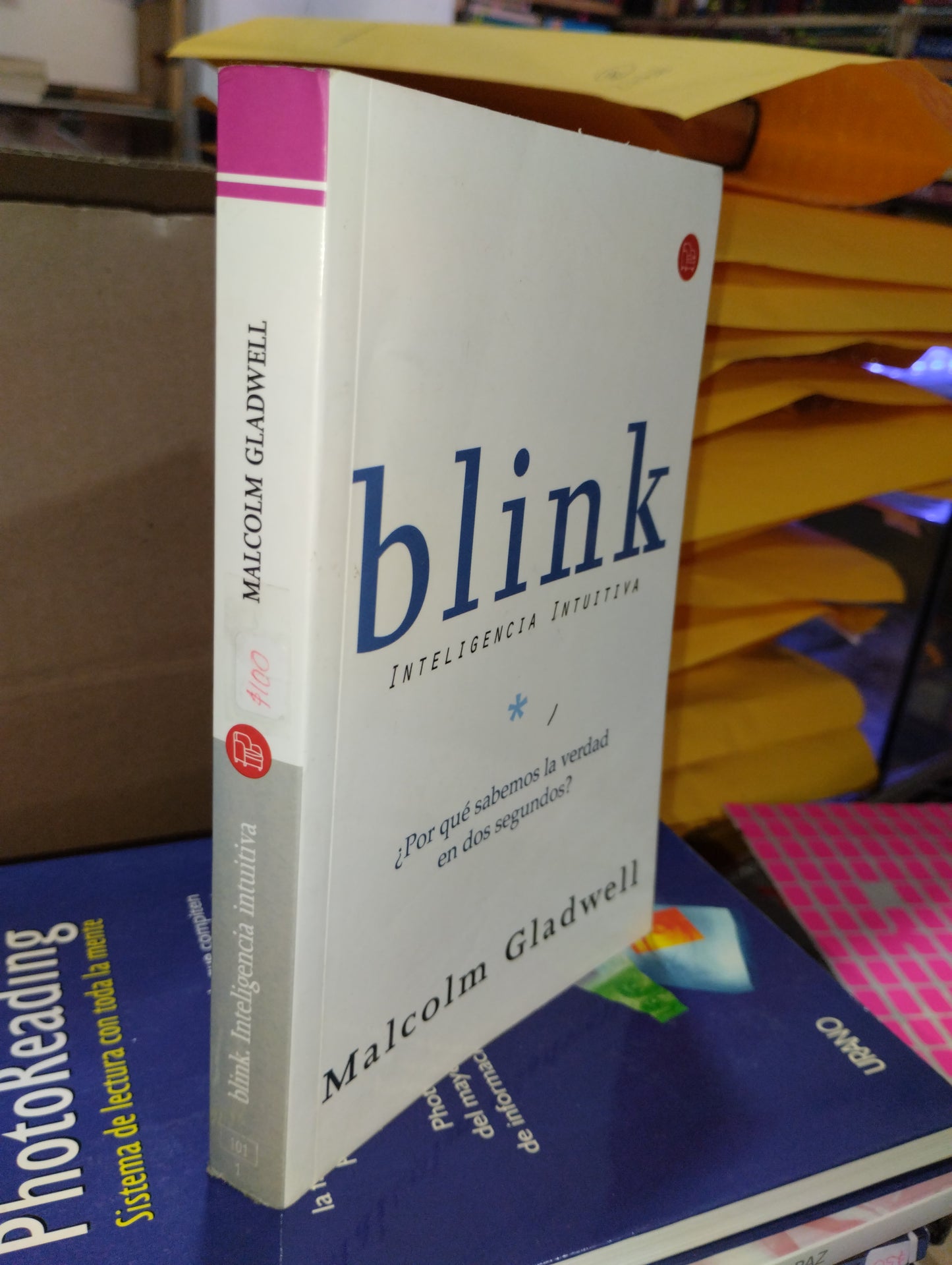 BLINK INTELIGENCIA INTUITIVA POR MALCOLM GLADWELL USADO NOVELAS ALDAMA