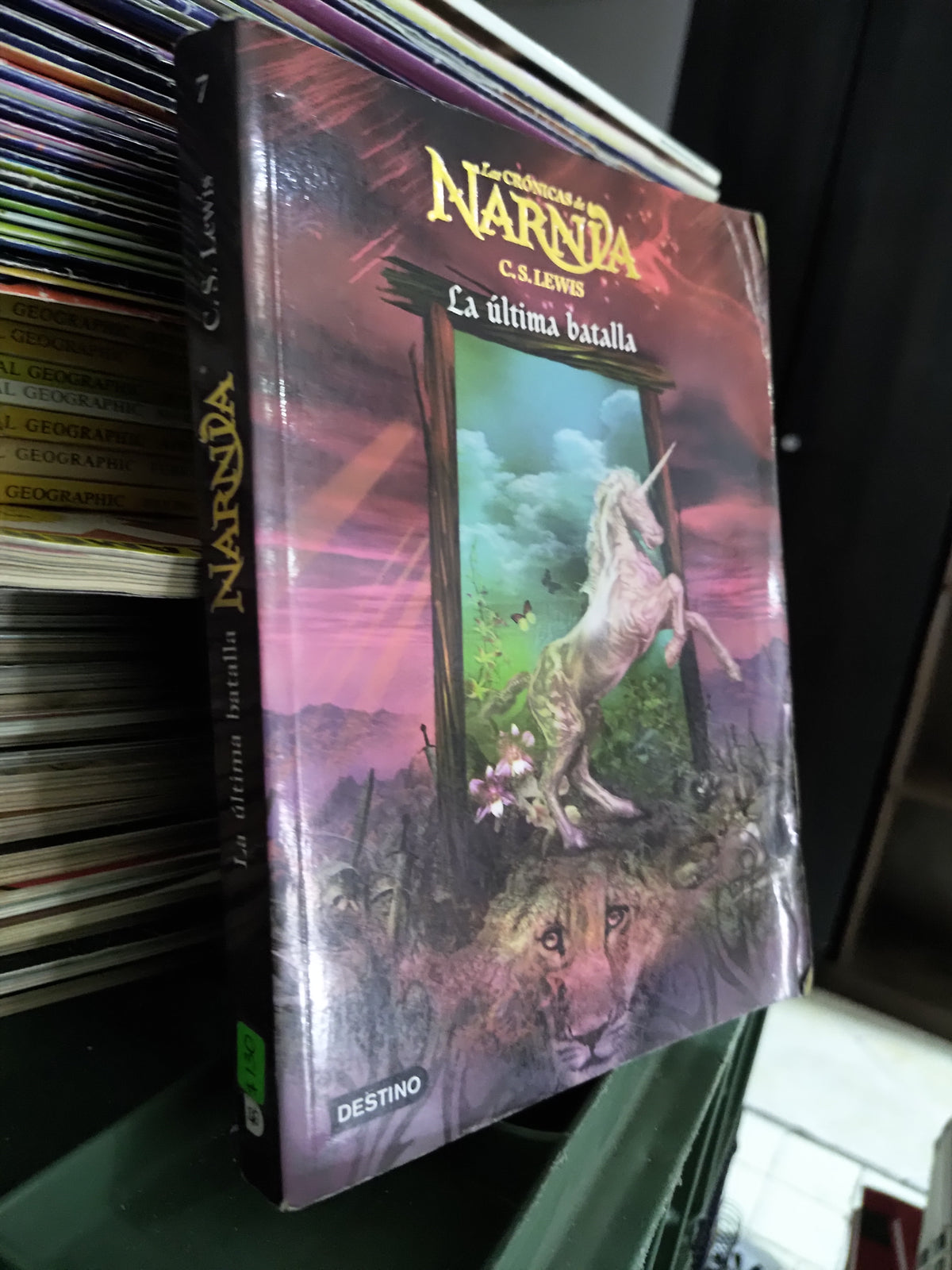 LAS CRONICAS DE NARNIA LA ULTIMA BATALLA POR C. S. LEWIS USADO NOVELAS JUAREZ 515