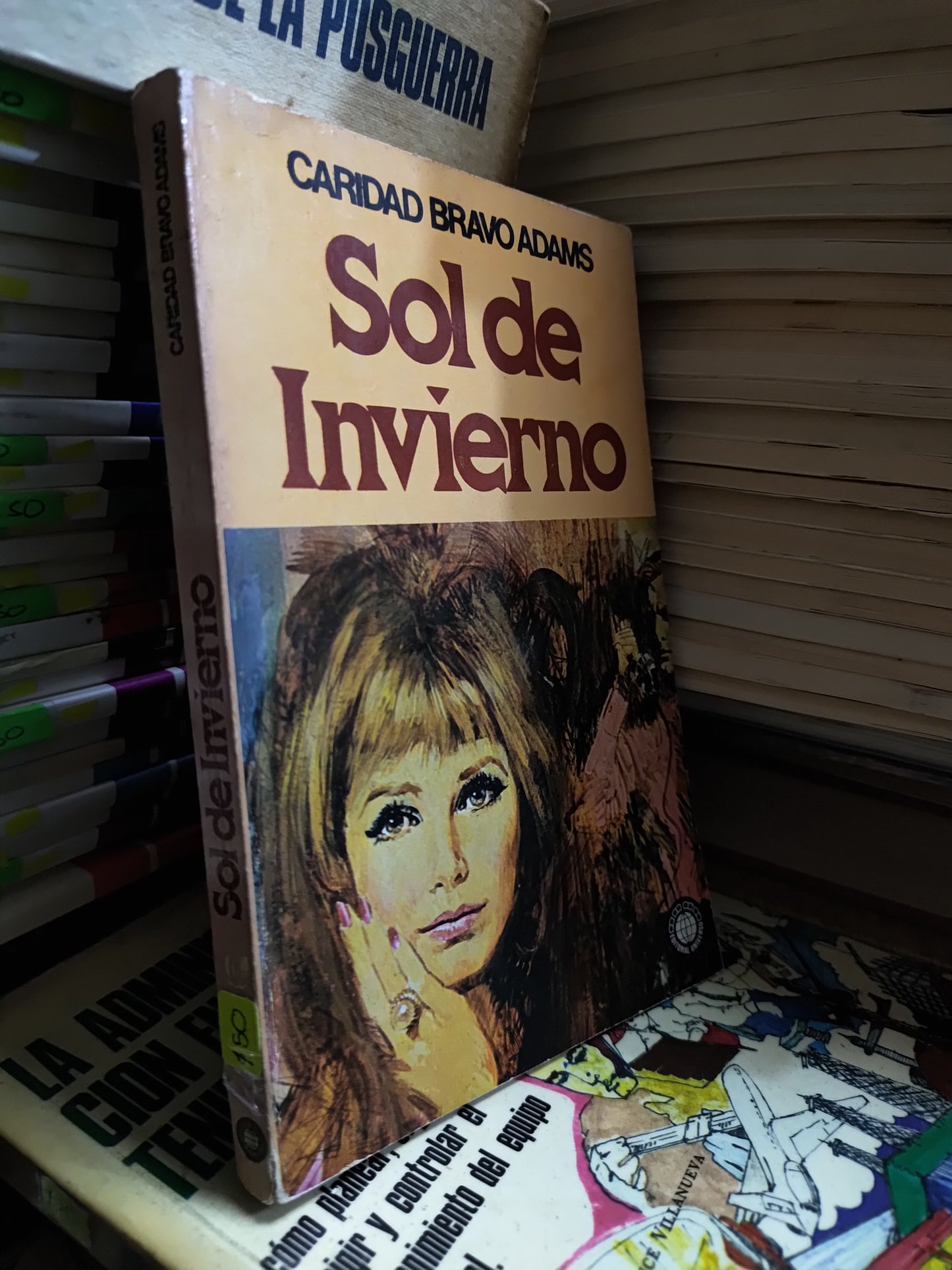 SOL DE INVIERNO POR CARIDAD BRACO ADAMS USADO NOVELAS JUAREZ 507