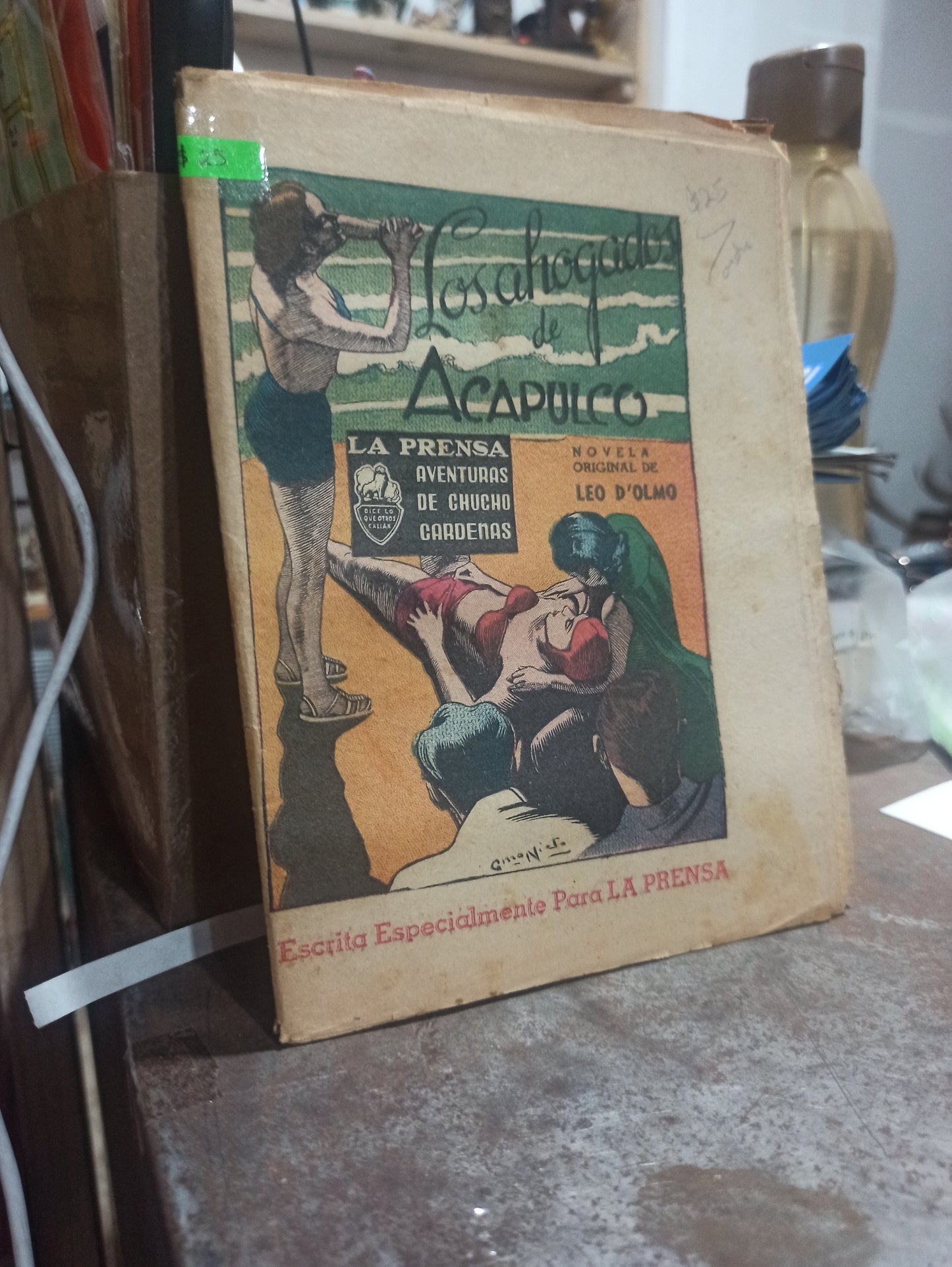 LOS AHOGADOS DE ACAPULCO POR LEO D'OLMO USADO ANTIGUOS ALDAMA