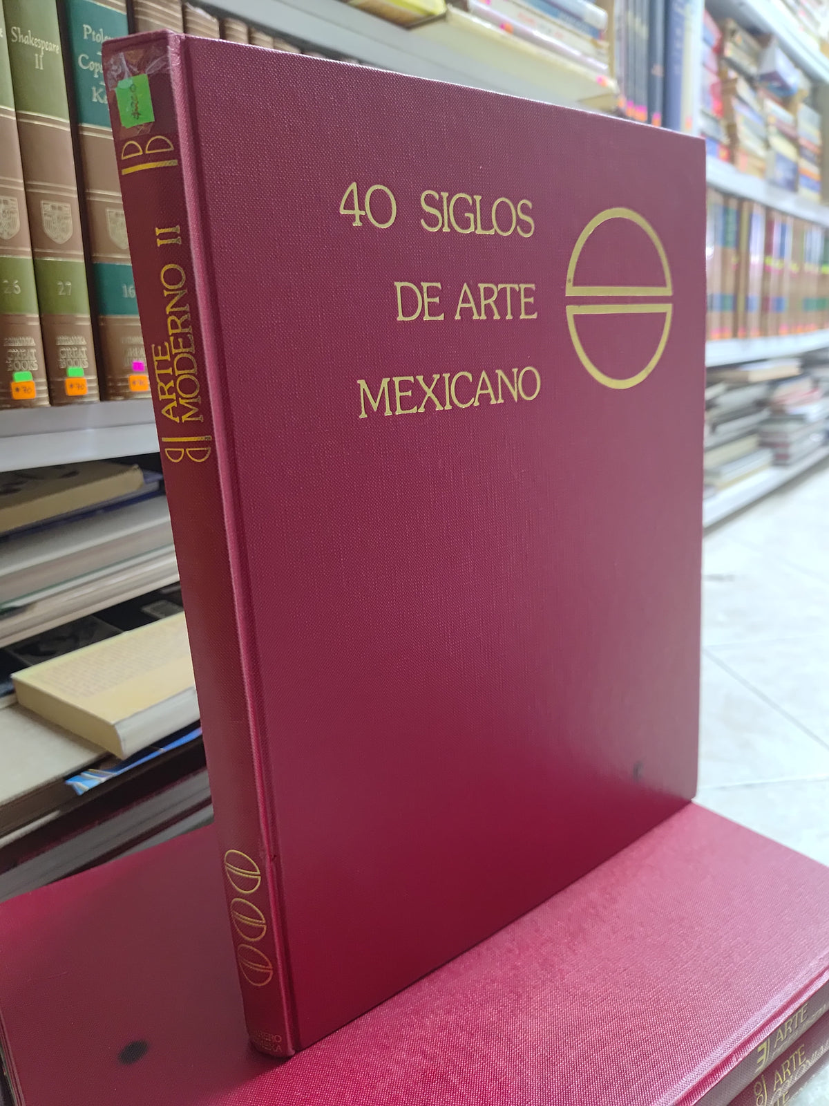 40 SIGLOS DE ARTE MEXICANO ARTE MODERN 2 POR EDITORIAL HERRERO PROMEXA USADO ARTES JUAREZ 515