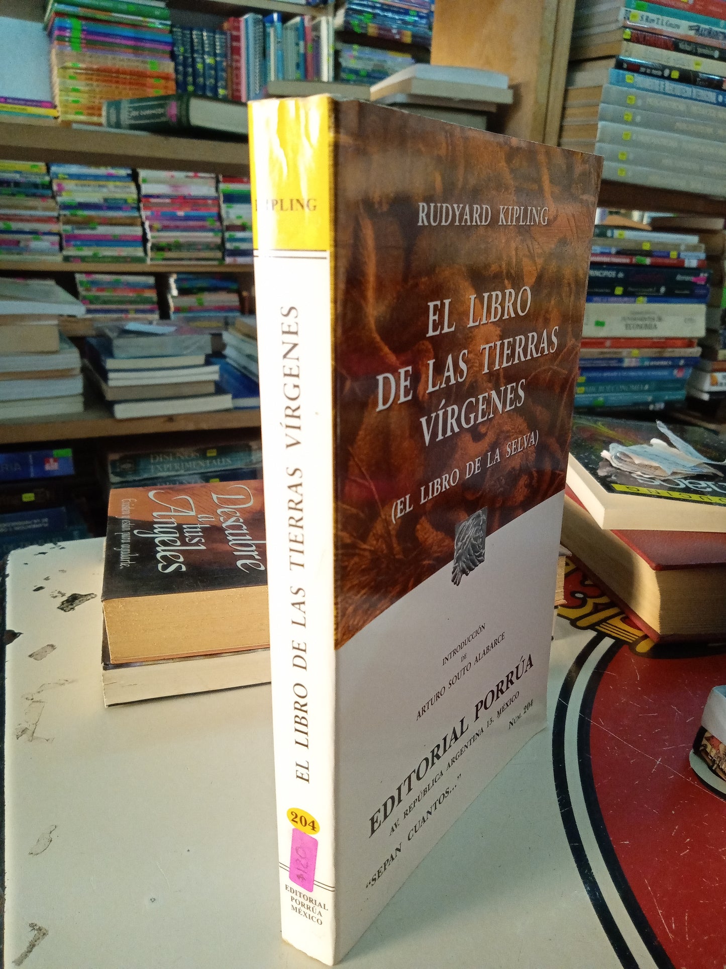 EL LIBRO DE LAS TIERRAS VIRGENES EL LIBRO DE LA SELVA POR RUNYARD KIPLING USADO NOVELA LITERARIO 207
