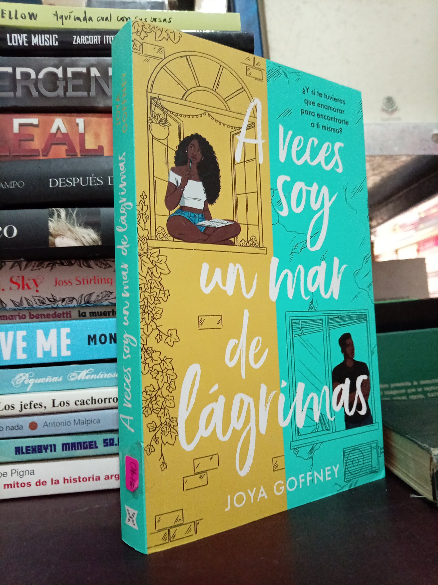 A VECES SOY UN MAR DE LÁGRIMAS POR JOYA GOFFNEY USADO NOVELA LITERARIO 305