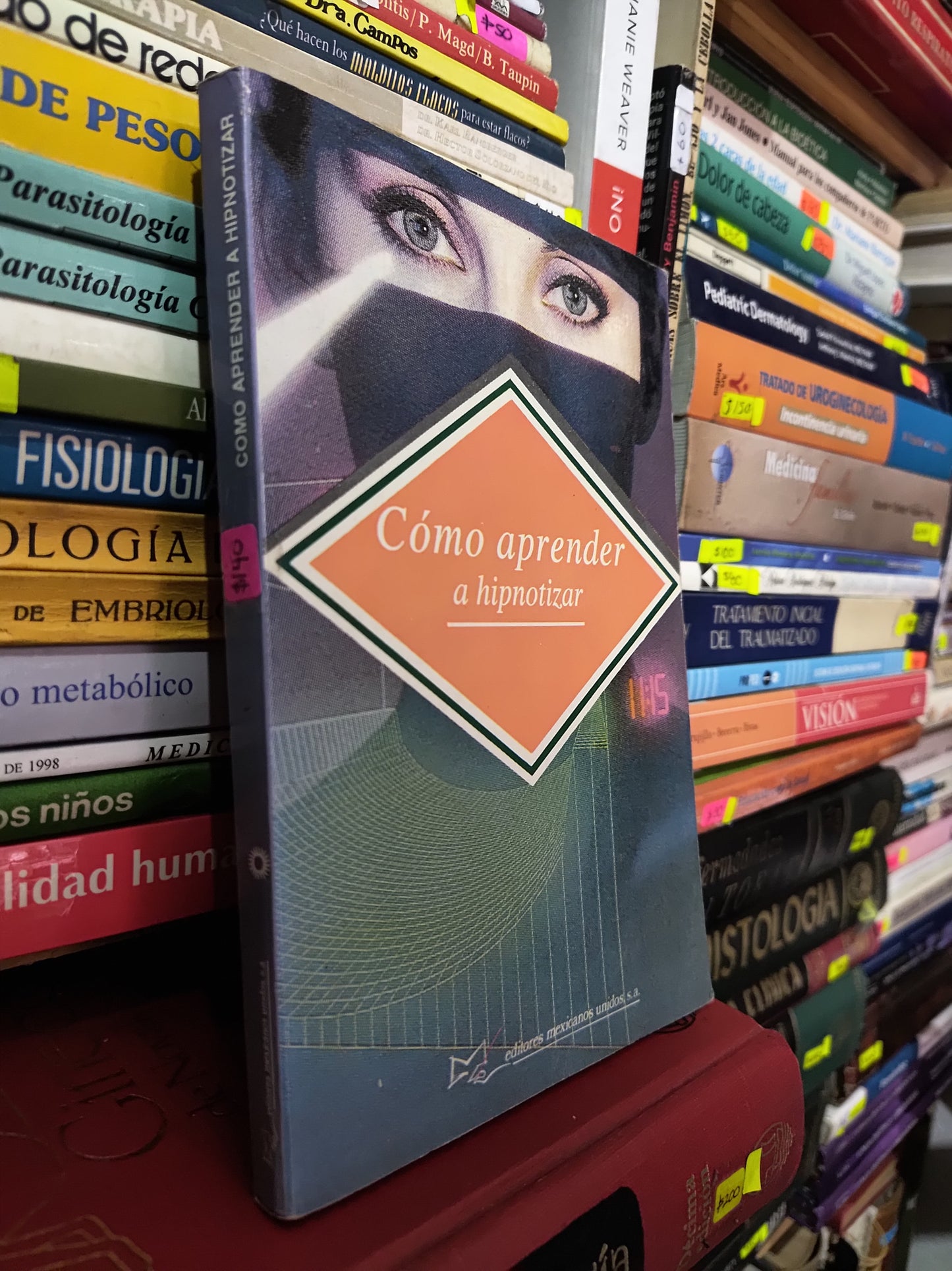 COMO APRENDER A HIPNOTIZAR POR JOHNY LANUS USADO PSICOLOGIA LITERARIO 305