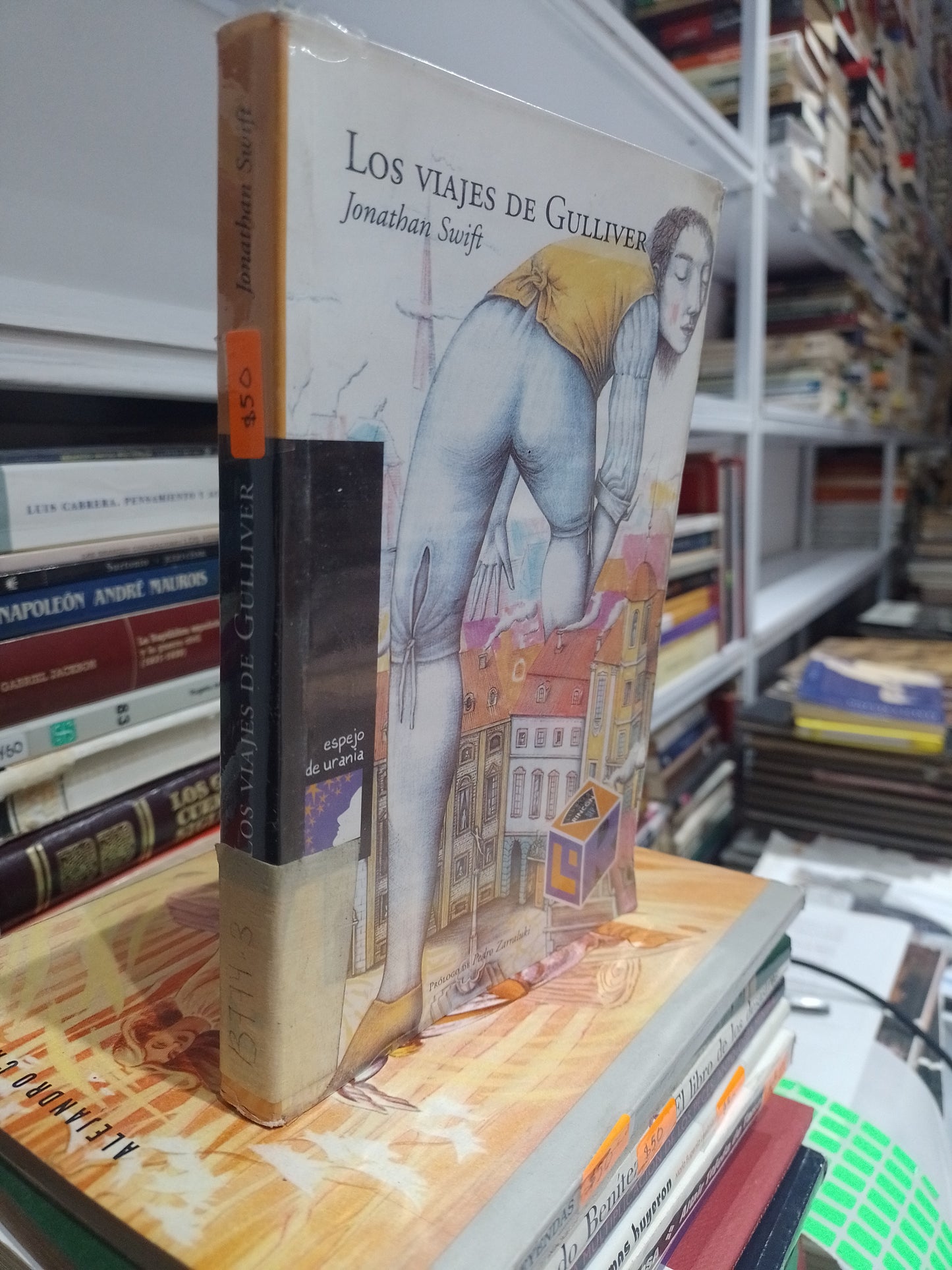 LOS VIAJES DE GULLIVER POR JONATHAN SWIFT USADO NOVELA JUAREZ 515