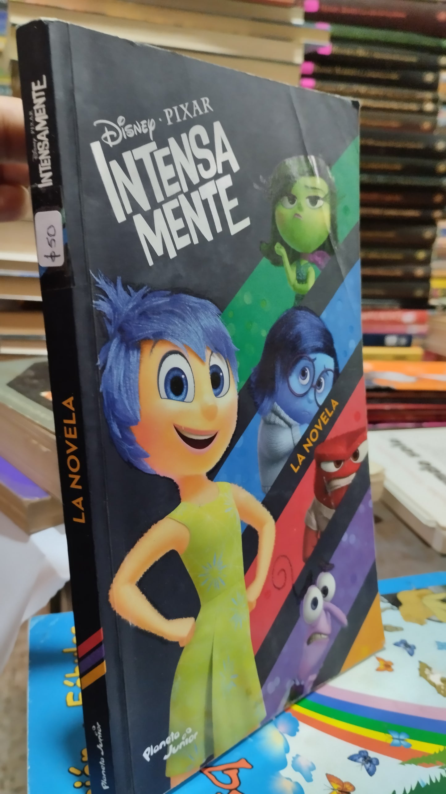 INTENSAMENTE LA NOVELA LIBRO USADO INFANTIL ALDAMA