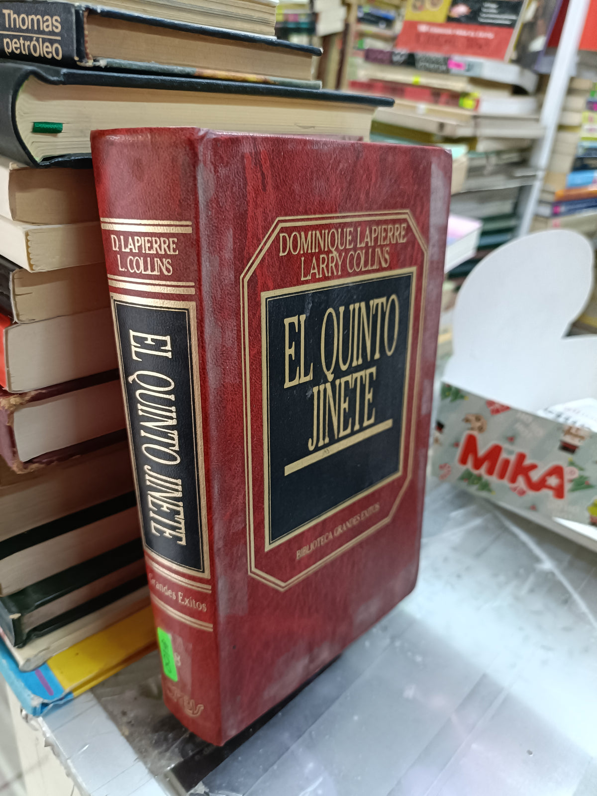 EL QUINTO JINETE POR DOMINIQUE LAPIERRE LARRY USADO NOVELA LITERARIO 207