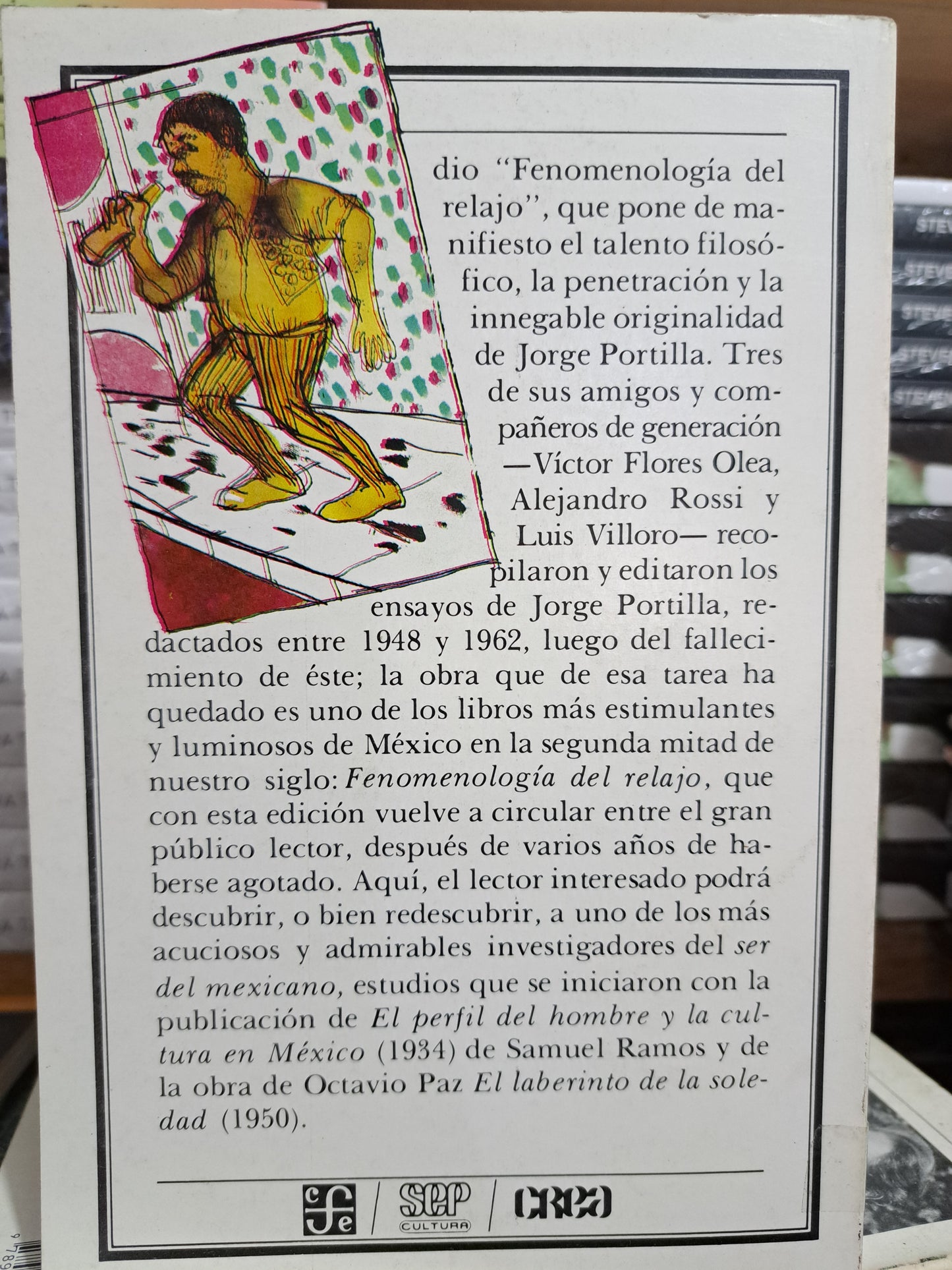 FENOMENOLOGÍA DEL RELAJO JORGE PORTILLA USADO NOVELA JUÁREZ