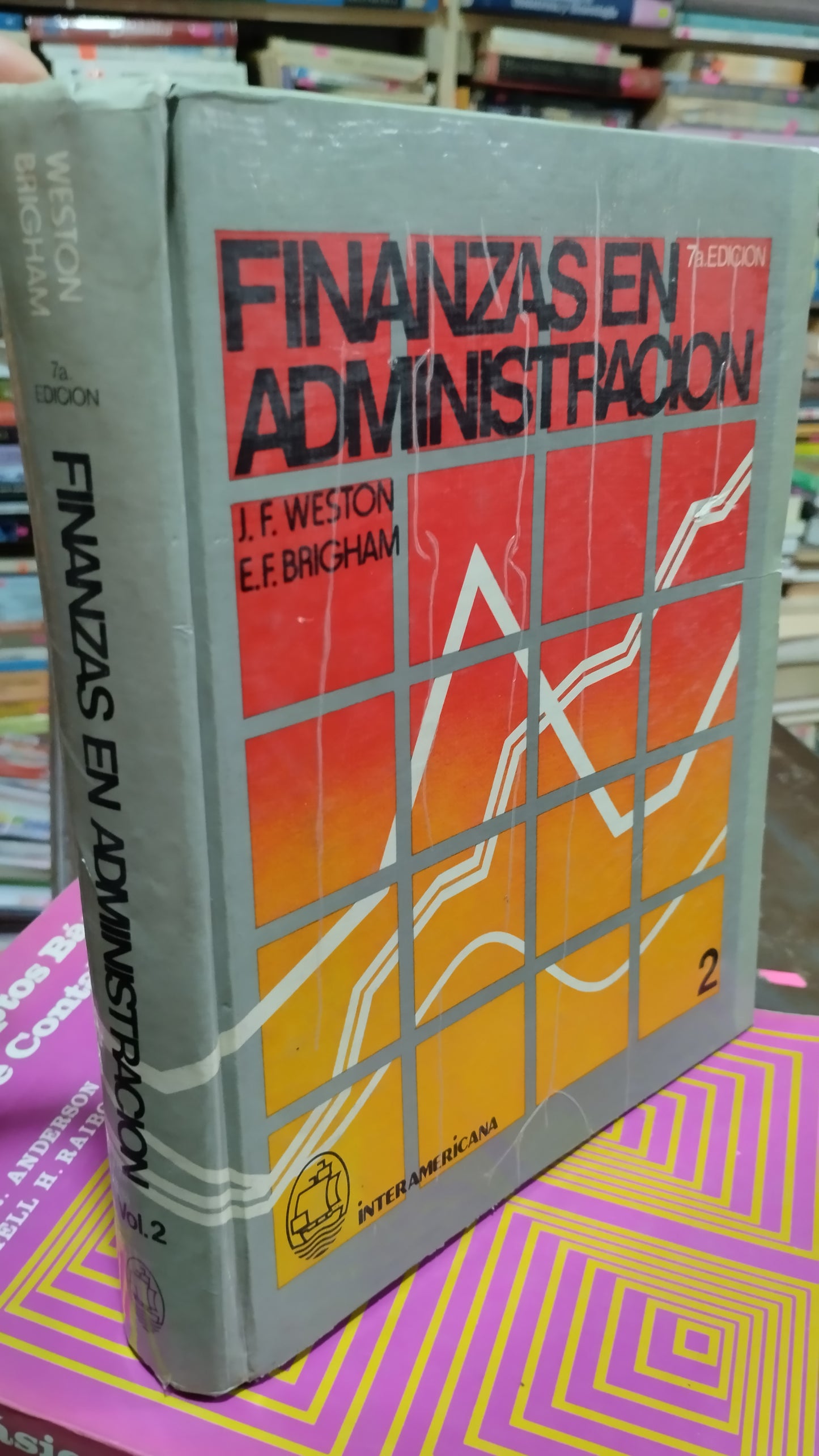 FINANZAS EN ADMINISTRACION POR J F WESTON LIBRO USADO ADMINISTRACION ALDAMA