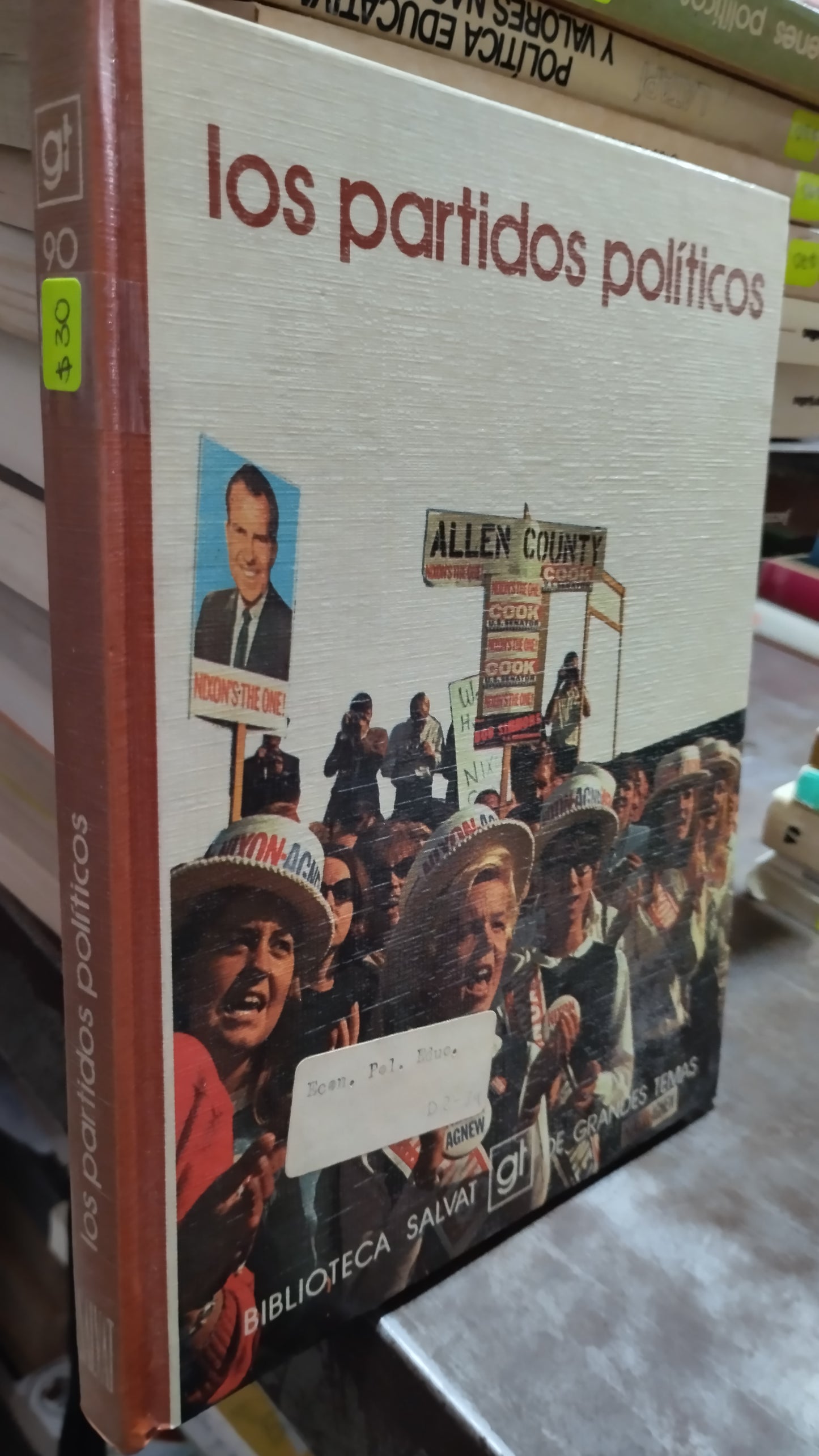 LOS PARTIDOS POLITICOS LIBRO USADO POLITICA ALDAMA