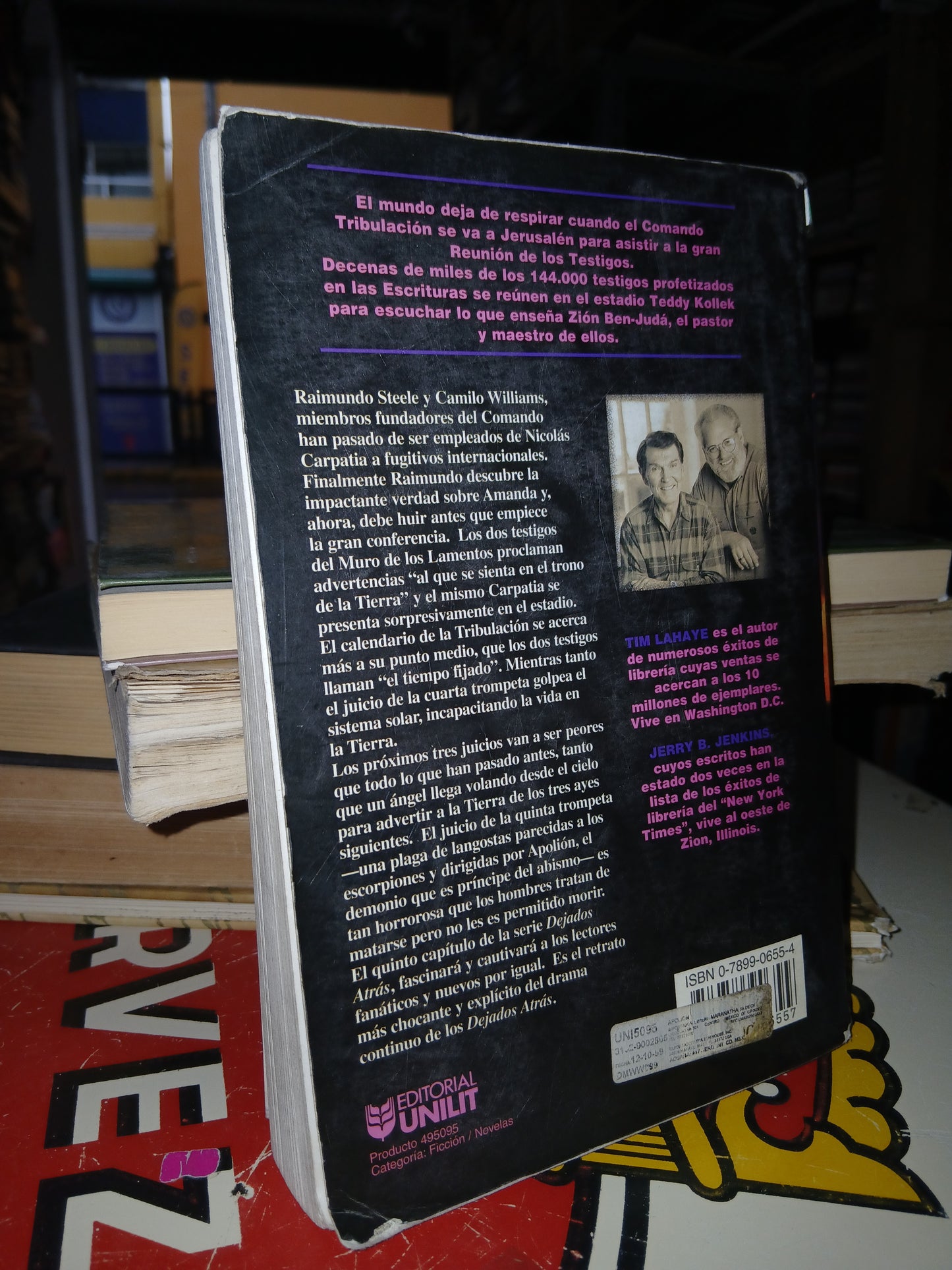 APOLIÓN POR TIM LAHAYE & JERRY B. JENKINS USADO NOVELA LITERARIO 207