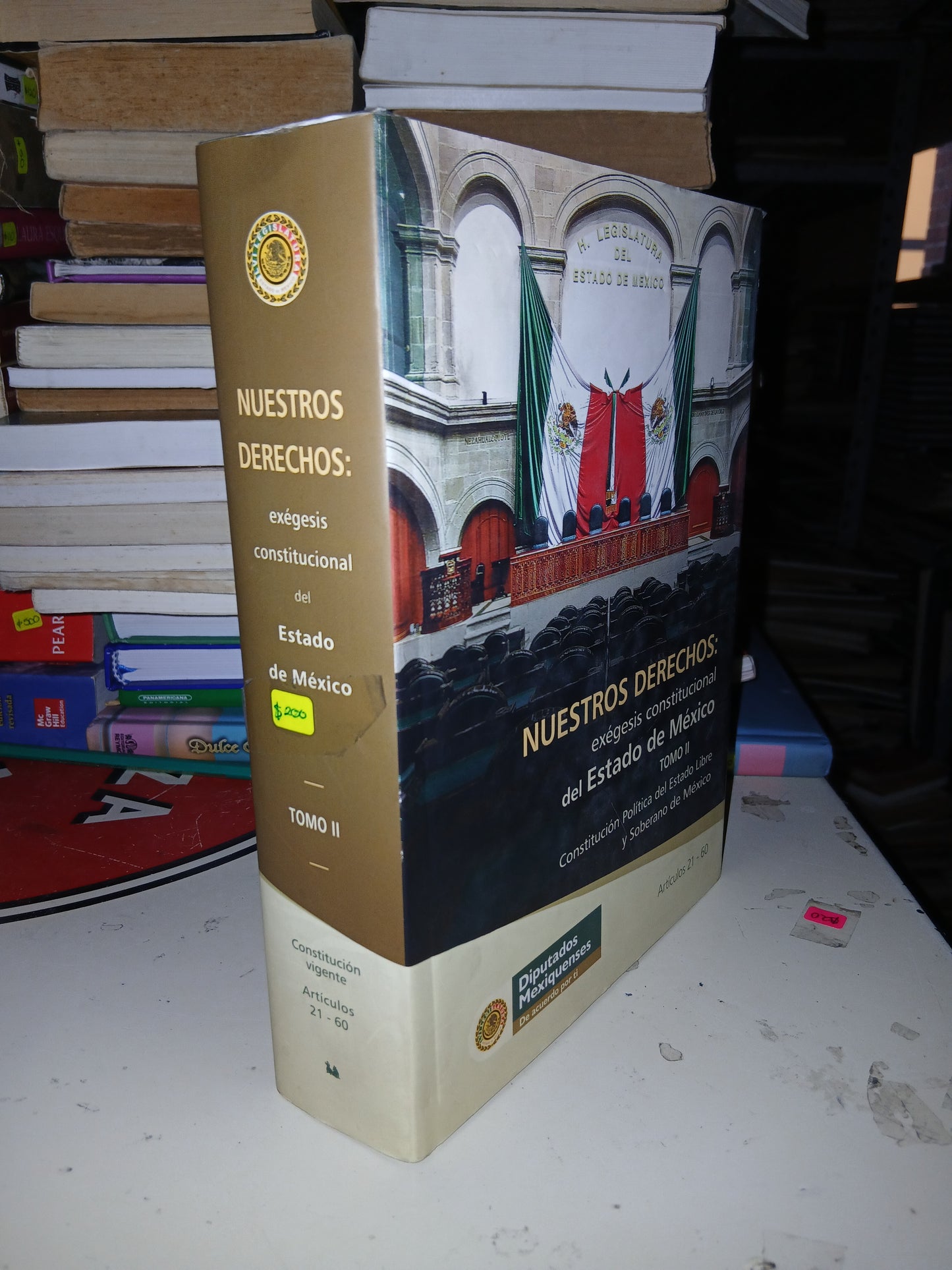 NUESTROS DERECHOS: EXÉGESIS CONSTITUCIONAL DEL ESTADO DE MÉXICO (TOMO II) USADO DERECHO LITERARIO 207