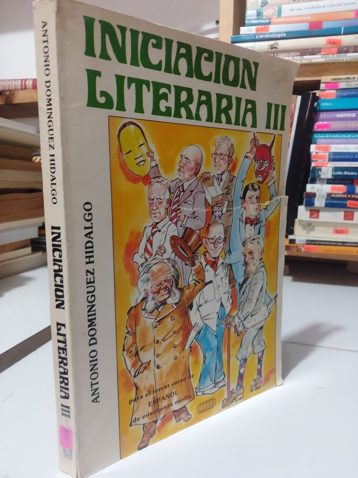 INICIACION LITERARIA III POR ANTONIO DOMINGUEZ HIDALGO USADO NOVELA JUÁREZ