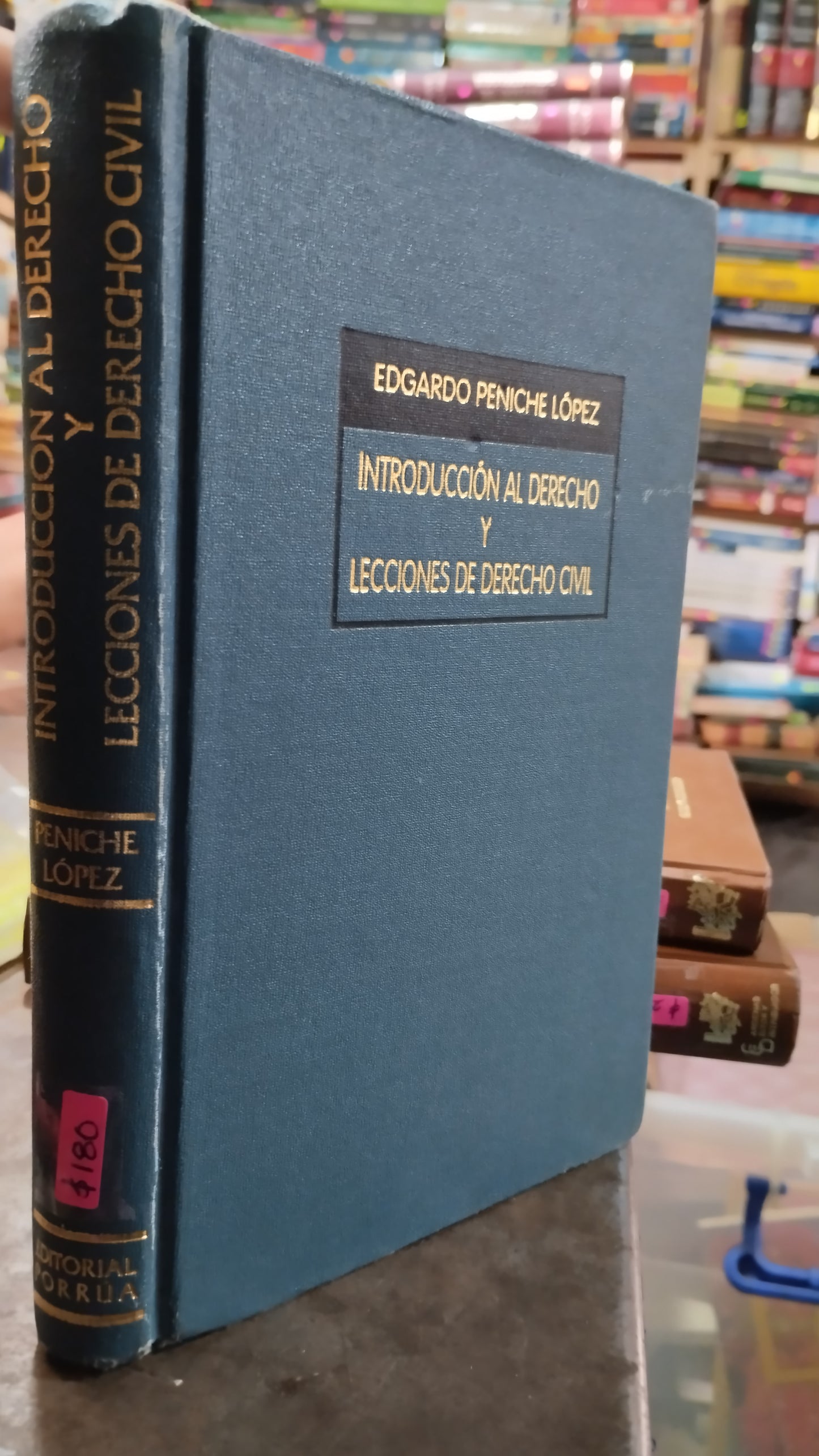 INTRODUCCION AL DERECHO Y LECCIONES DE DERECHO CIVIL POR ERDAGARDO PENICHE LOPEZ LIBRO USADO DERECHO ALDAMA