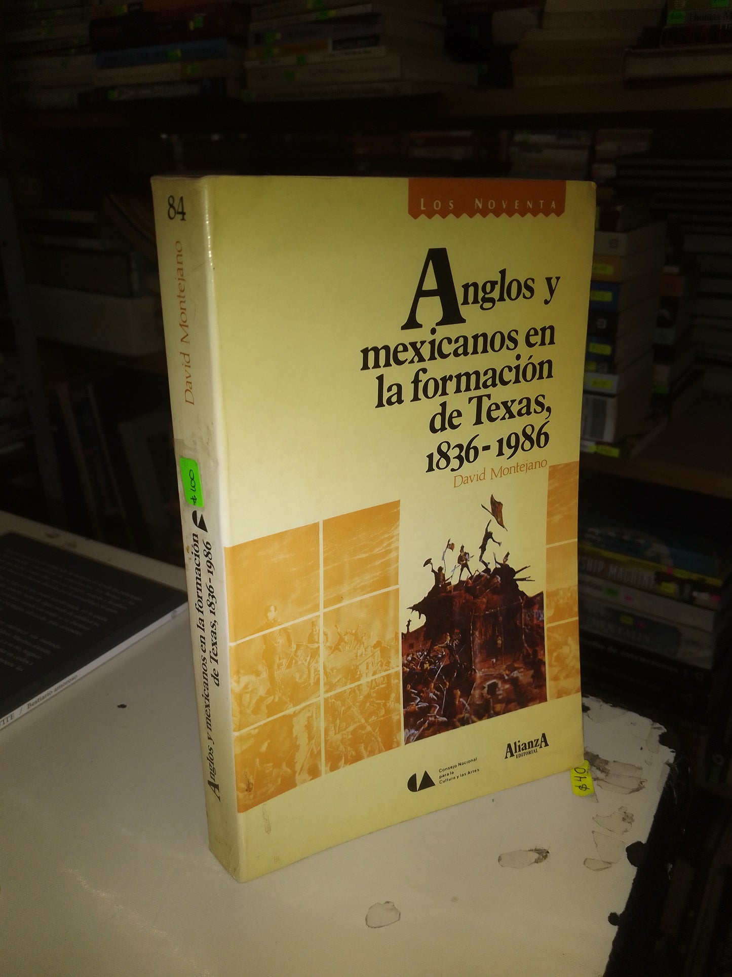 ANGLOS Y MEXICANOS EN LA FORMACIÓN DE TEXAS 1836 1986 POR DAVID MONTEJANO USADO HISTORIA LITERARIO 207