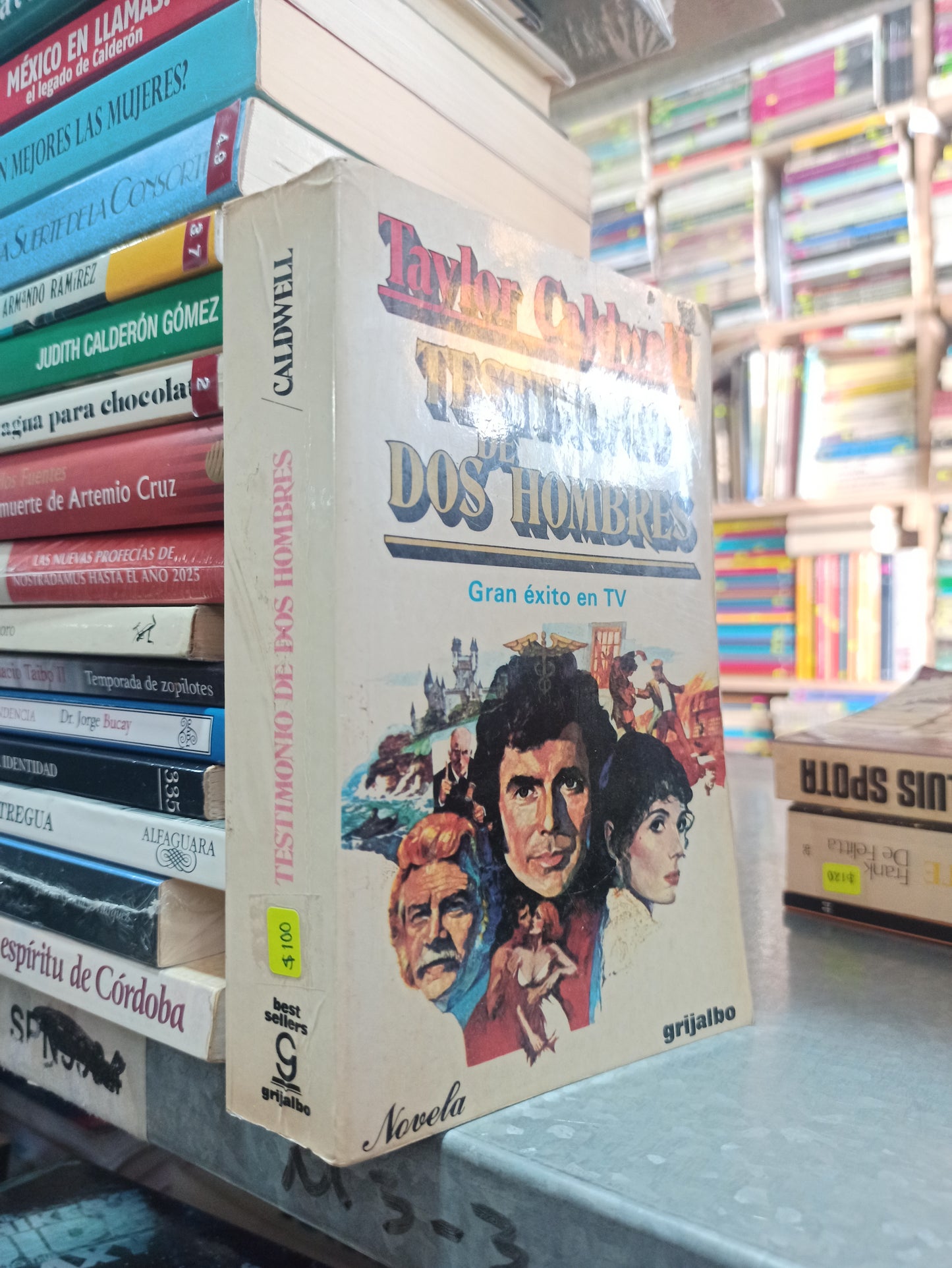 TESTIMONIO DE HOMBRES POR TAYLOR CALDWELL USADO NOVELAS ALDAMA