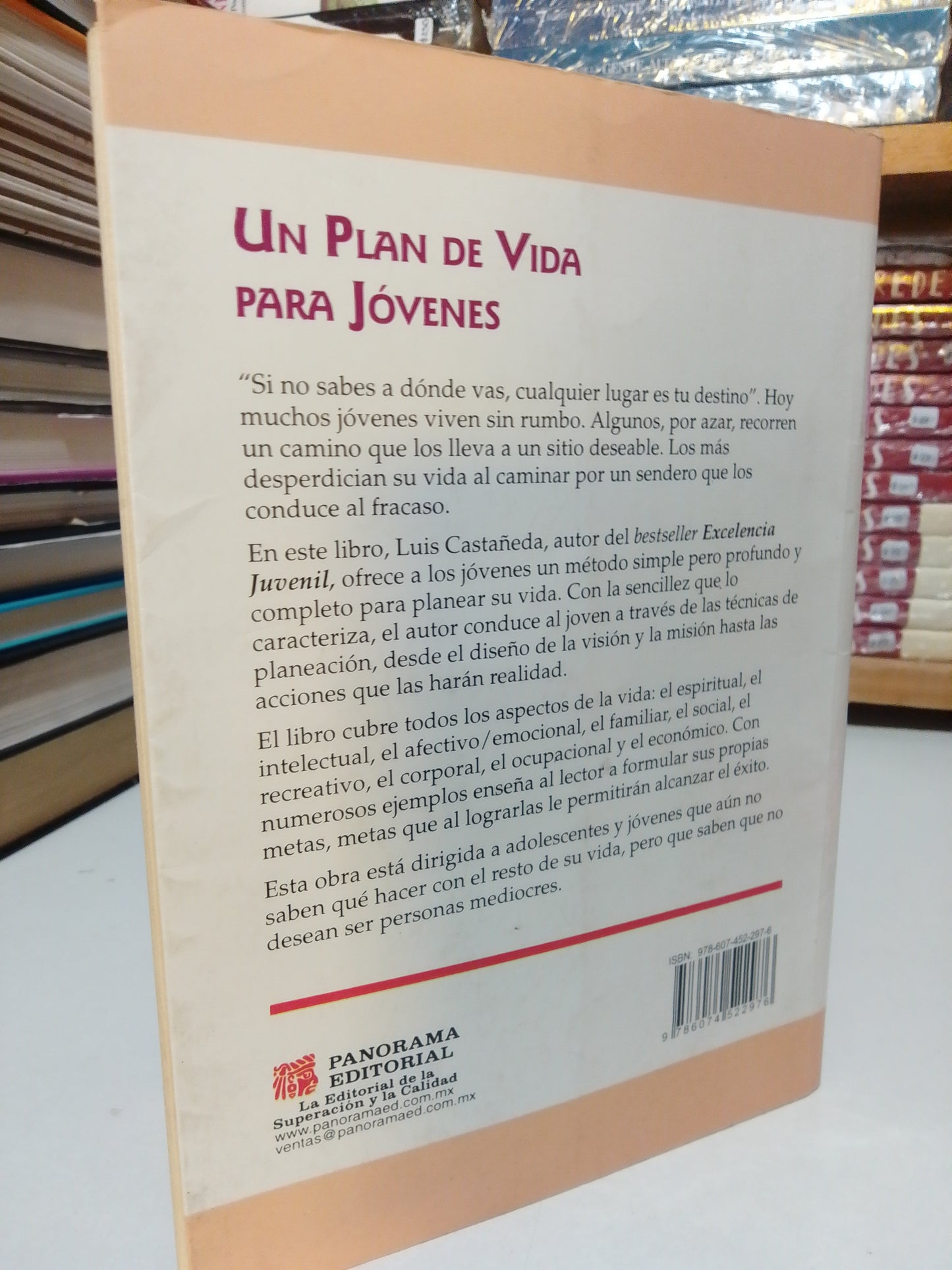 UN PLAN DE VIDA PARA JÓVENES POR LUIS CASTAÑEDA USADO SUPERACIÓN PERSONAL JUÁREZ