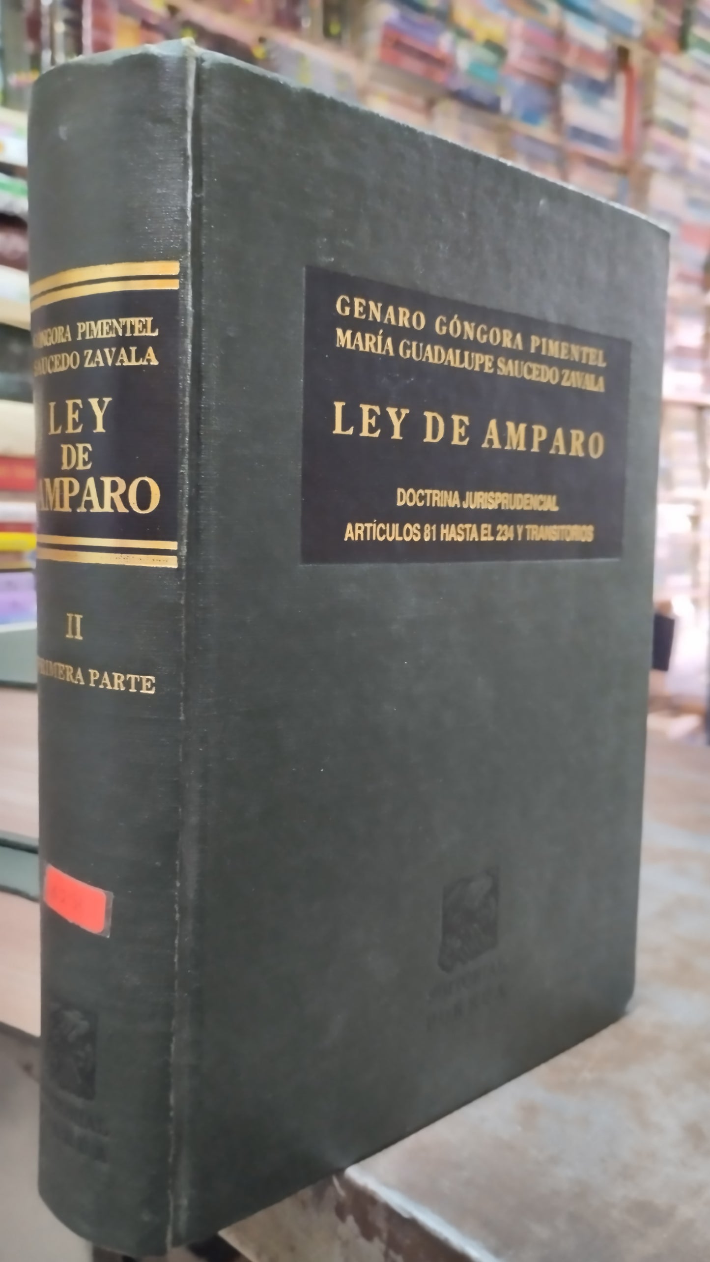 LEY DE AMPARO POR GENARO GONGORA PIMENTEL LIBRO USADO DERECHO ALDAMA