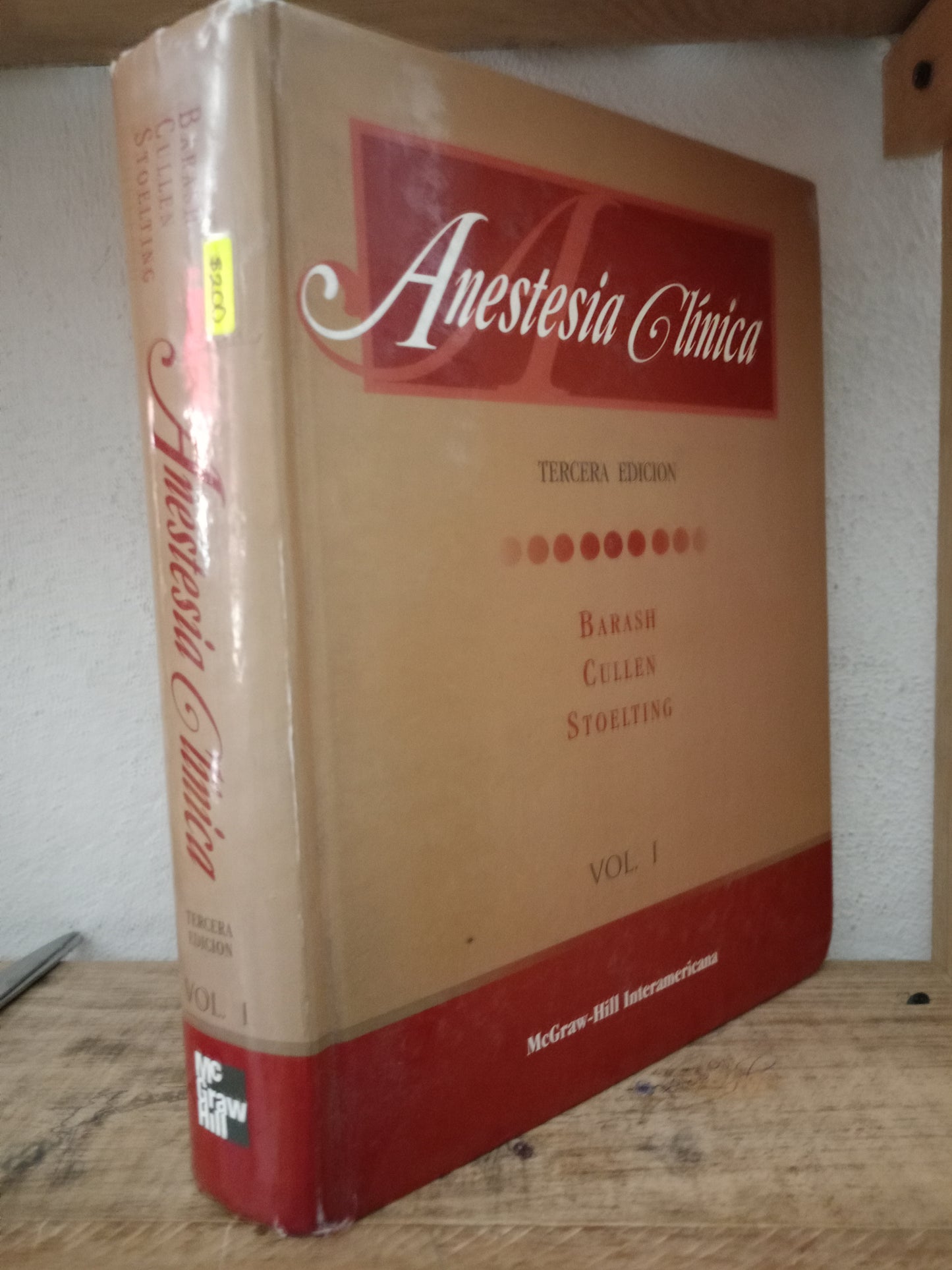 ANESTESIA CLINICA BARASH CULLEN STOELTING USADO SALUD LITERARIO 305