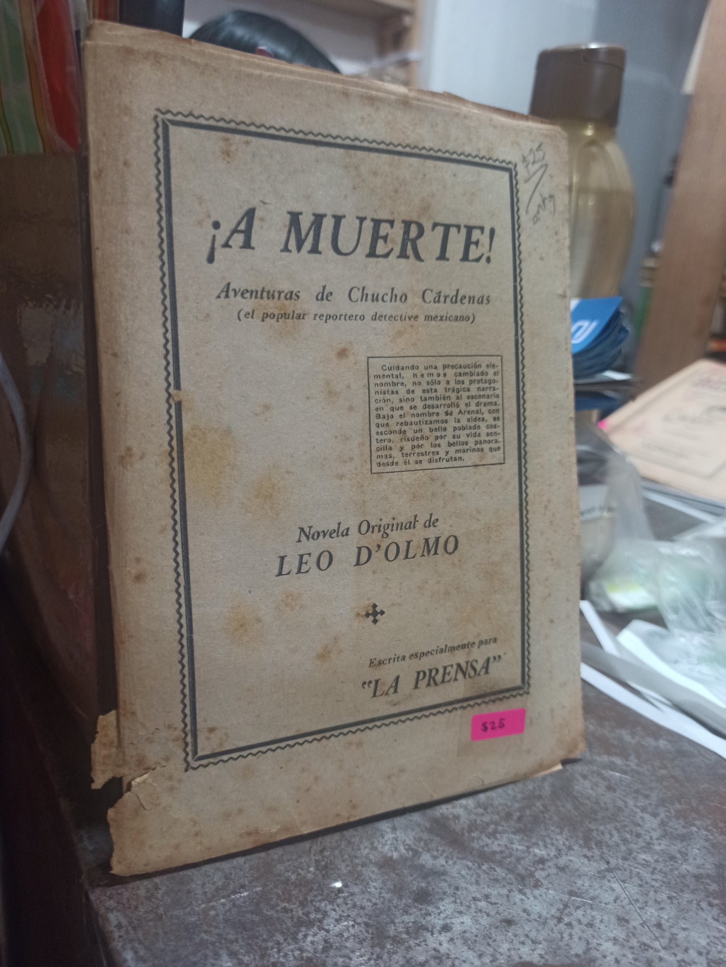 ¡A MUERTE! POR LEO D'OLMO USADO ANTIGUOS ALDAMA