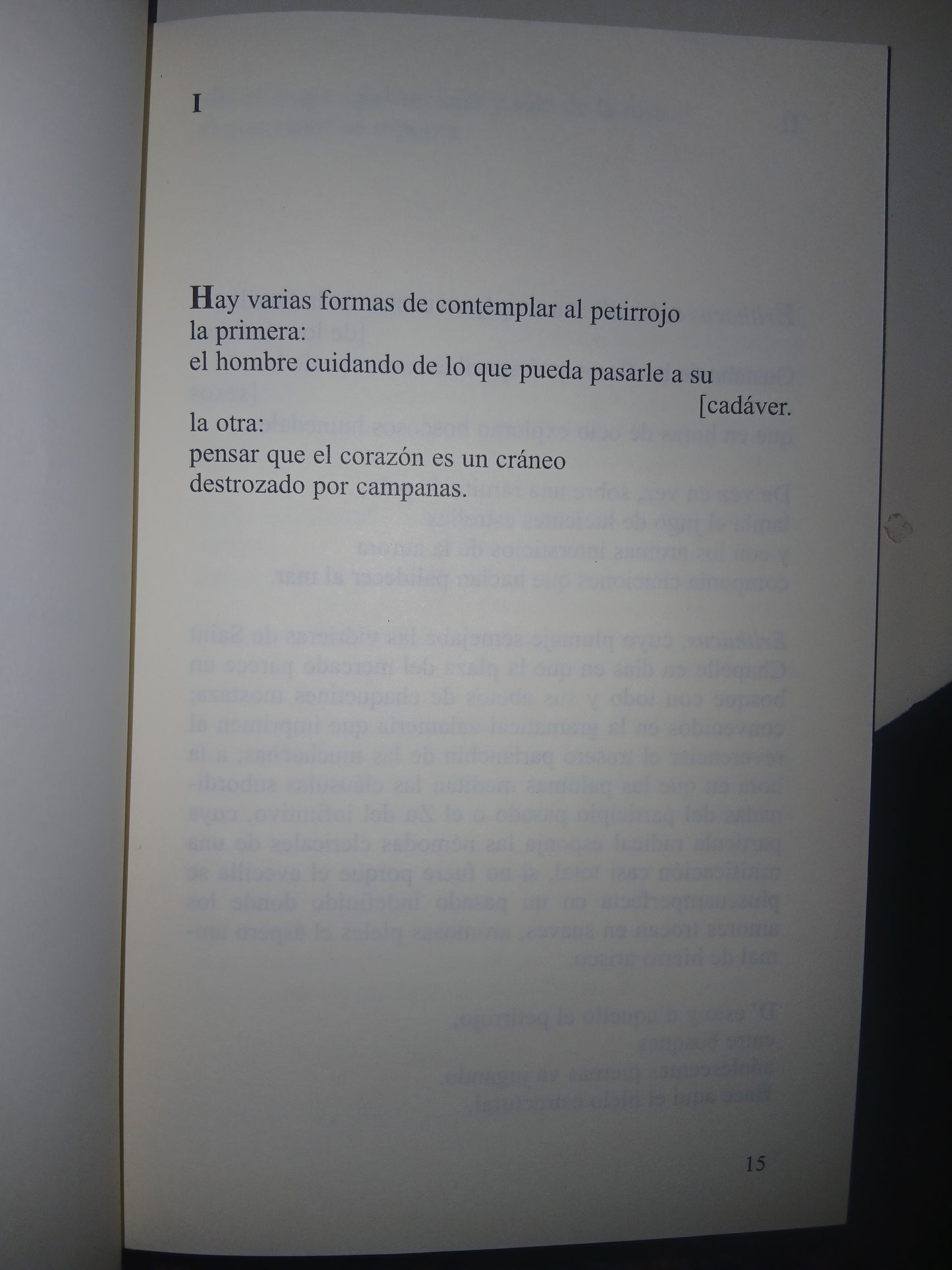 DE LAS FORMAS DEL PETIRROJO POR JEREMÍAS MARQUINES USADO POESÍA LITERARIO 207