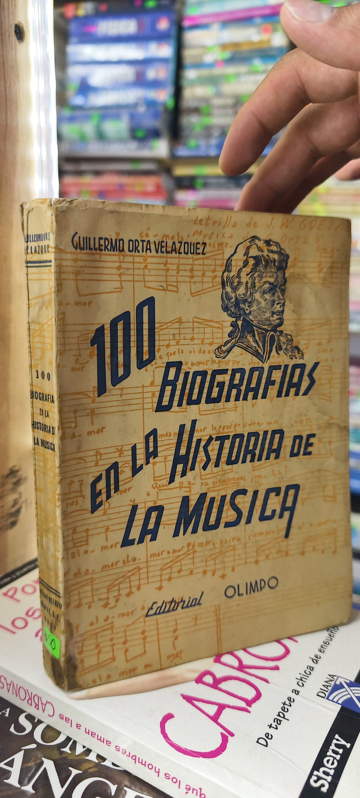 100 BIOGRAFIAS EN LA HISTORIA DE LA MUSICA POR GUILLERMO ORTA VELAZQUEZ USADO HISTORIA LITERARIO #207
