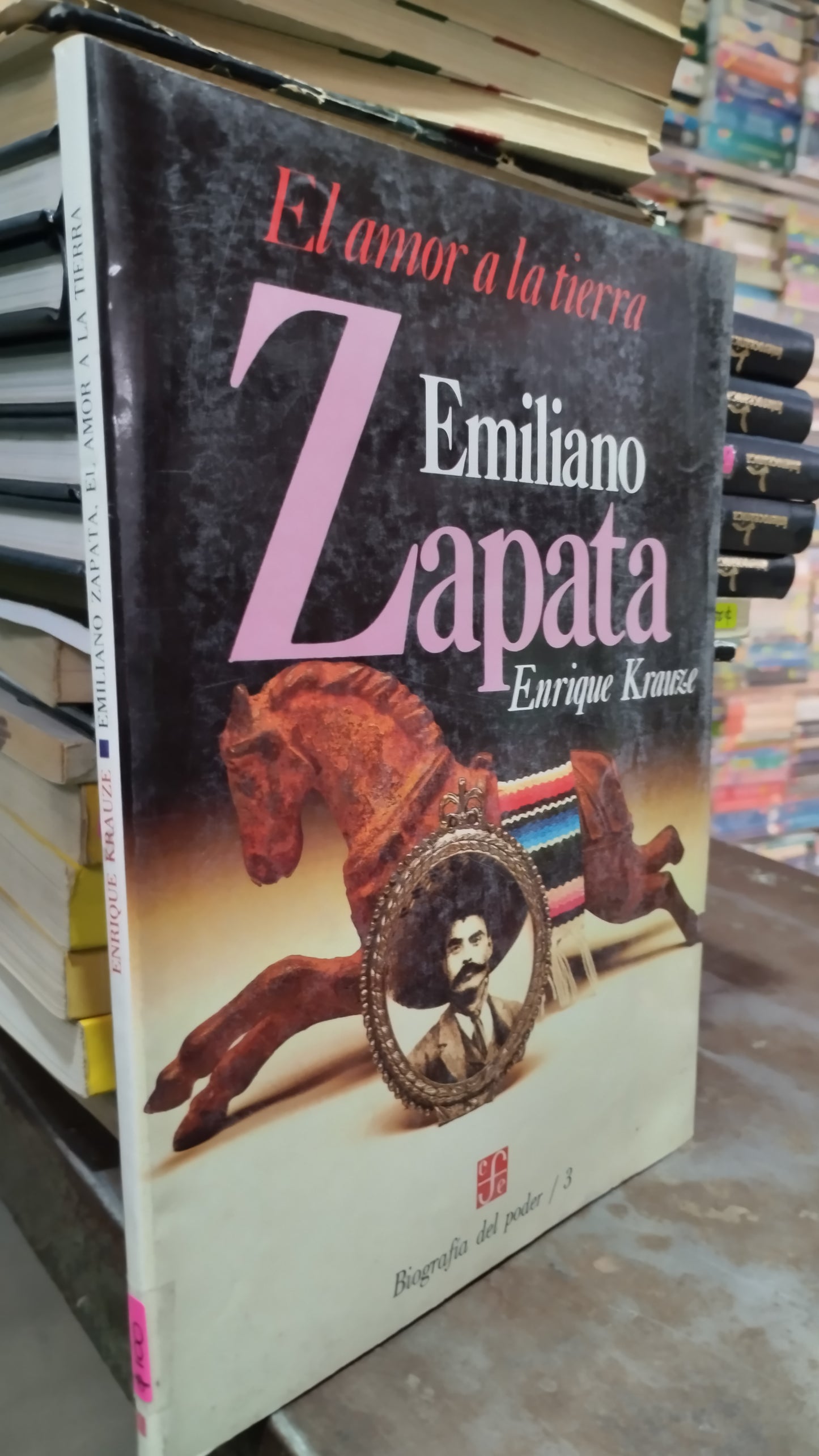 EMILIANO ZAPATA EL AMOR A LA TIERRA POR ENRIQUE KRAUZE LIBRO USADO HISTORIA ALDAMA