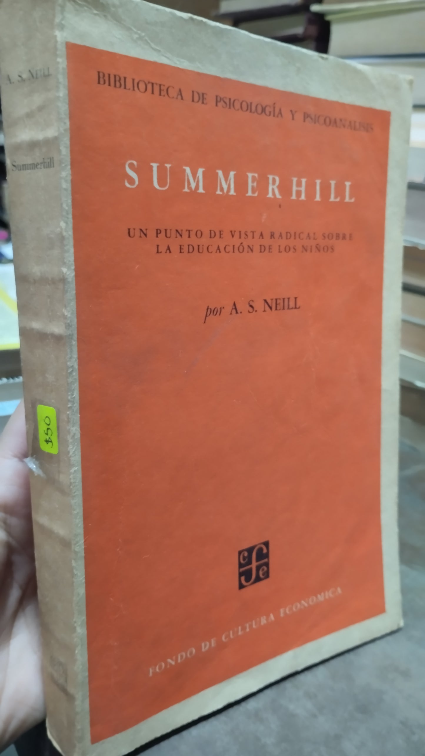 SUMMERHILL POR A S NEILL LIBRO USADO EDUCACION ALDAMA