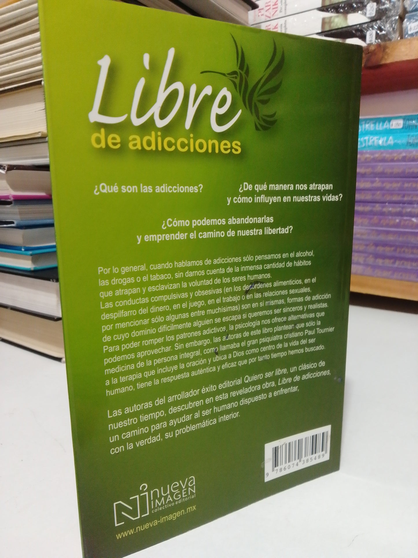LIBRE DE ADICCIONES POR MARÍA ESTHER BARNETCHE USADO SUPERACIÓN PERSONAL JUÁREZ