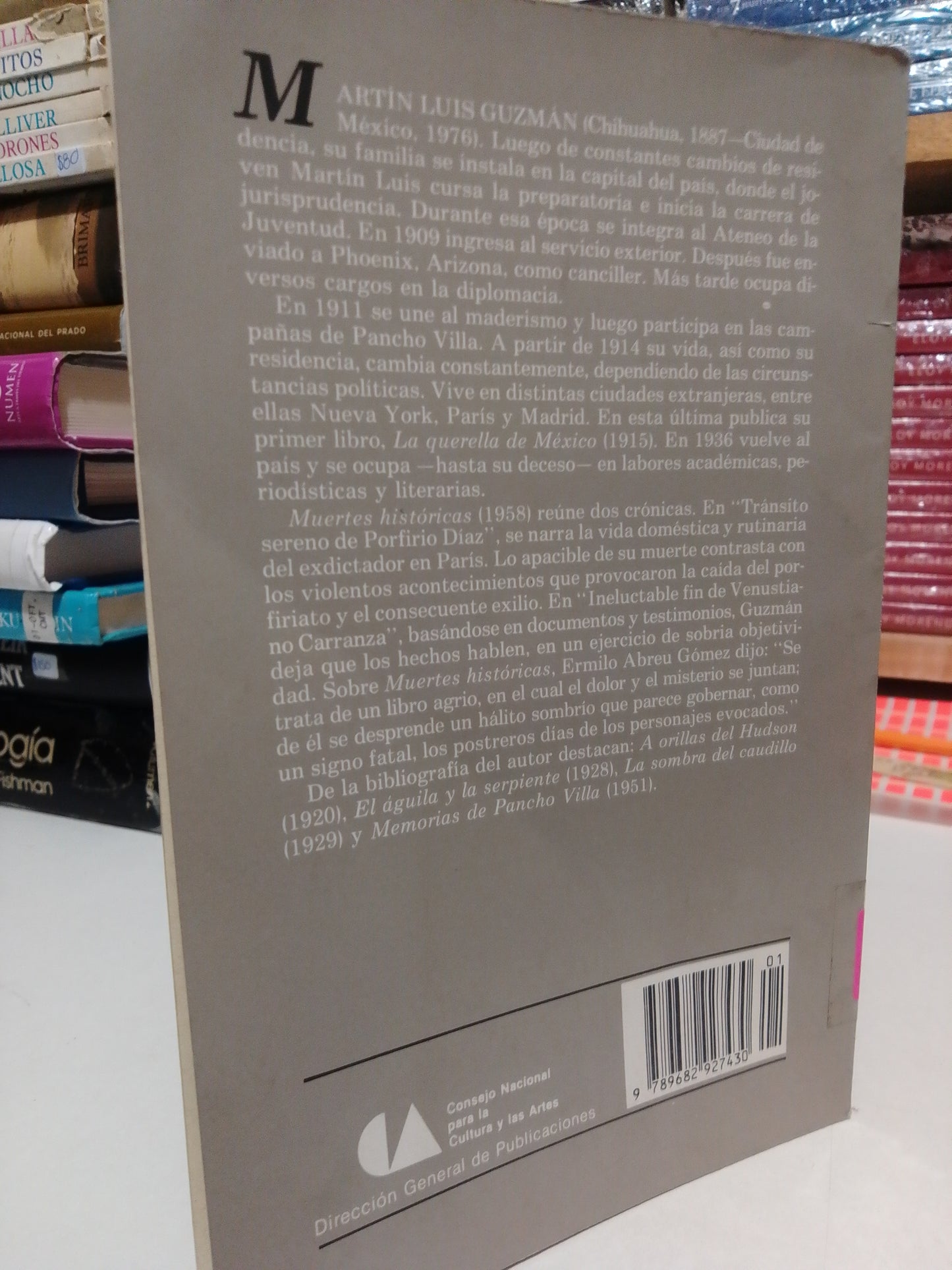 MUERTES HISTORICAS POR MARTÍN LUIS GUZMÁN USADO HISTORIA JUÁREZ
