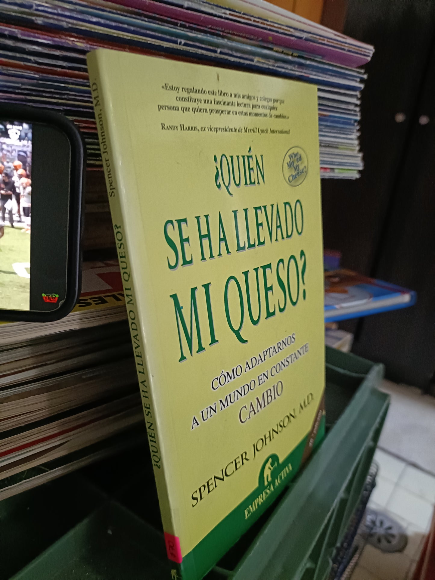 QUIEN SE HA LLEVADO MI QUESO POR SPENCER JOHNSON USADO SUPERACION PERSONAL JUAREZ 515