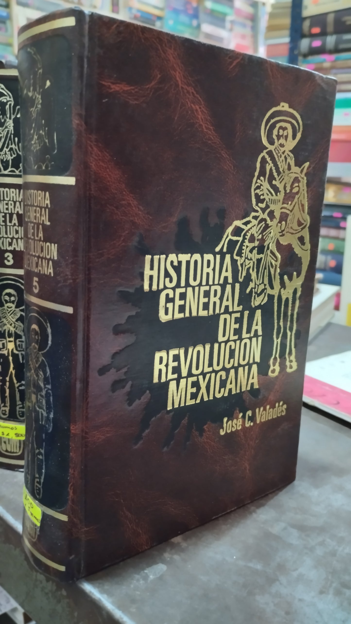 HISTORIA GENERAL DE LA REVOLUCION MEXICANA 5 TOMOS POR JOSE C VALADES LIBRO USADO ANTIGUO ALDAMA
