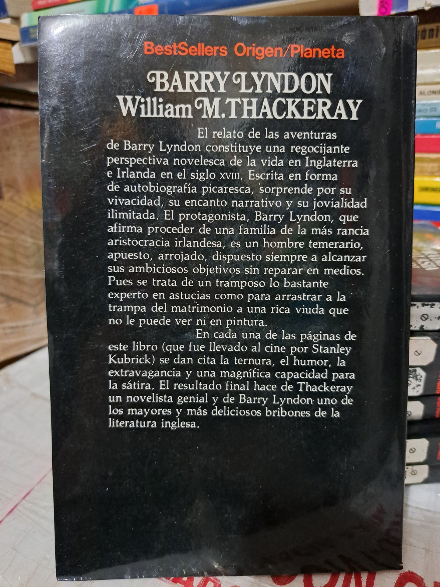 BARRY LYNDON #74 POR WILLIAM M. THACKERAY USADO NOVELA JUÁREZ