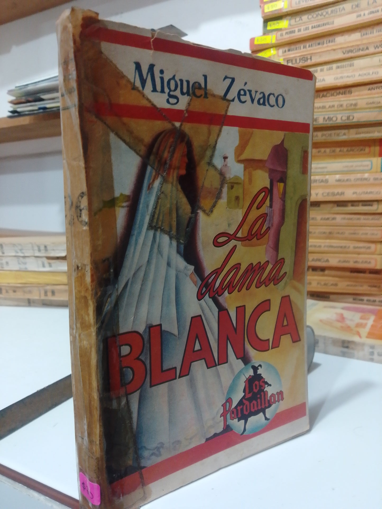 LA DAMA BLANCA POR MIGUEL ZEVACO USADO NOVELA JUAREZ